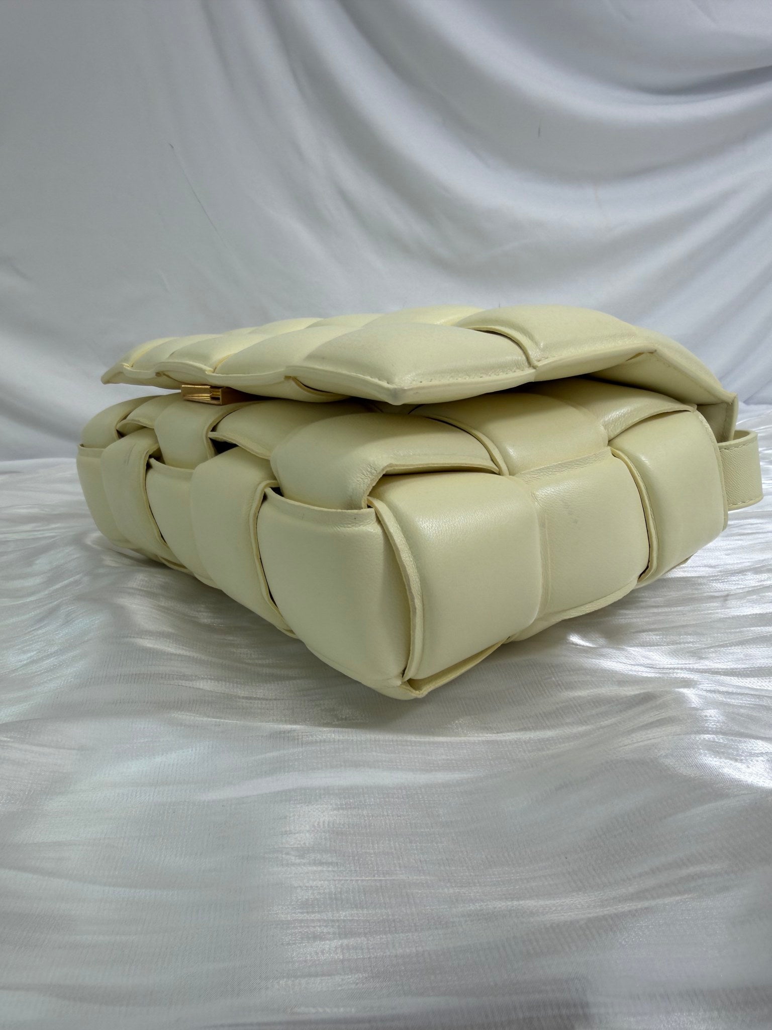 Bottega Veneta Butter Yellow Leather Padded Cassette Crossbody