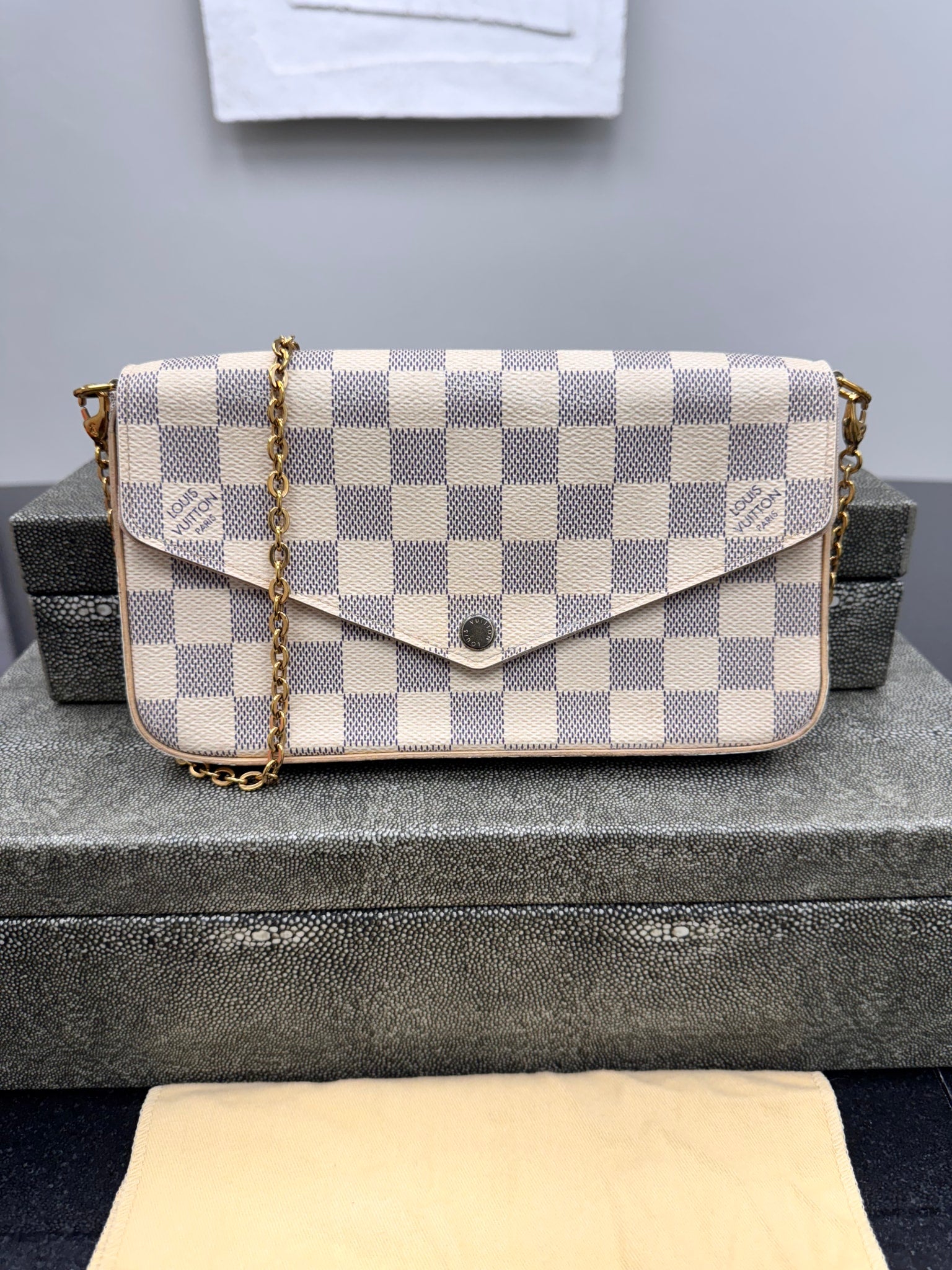 Louis Vuitton Damier Azur Felicie Pochette