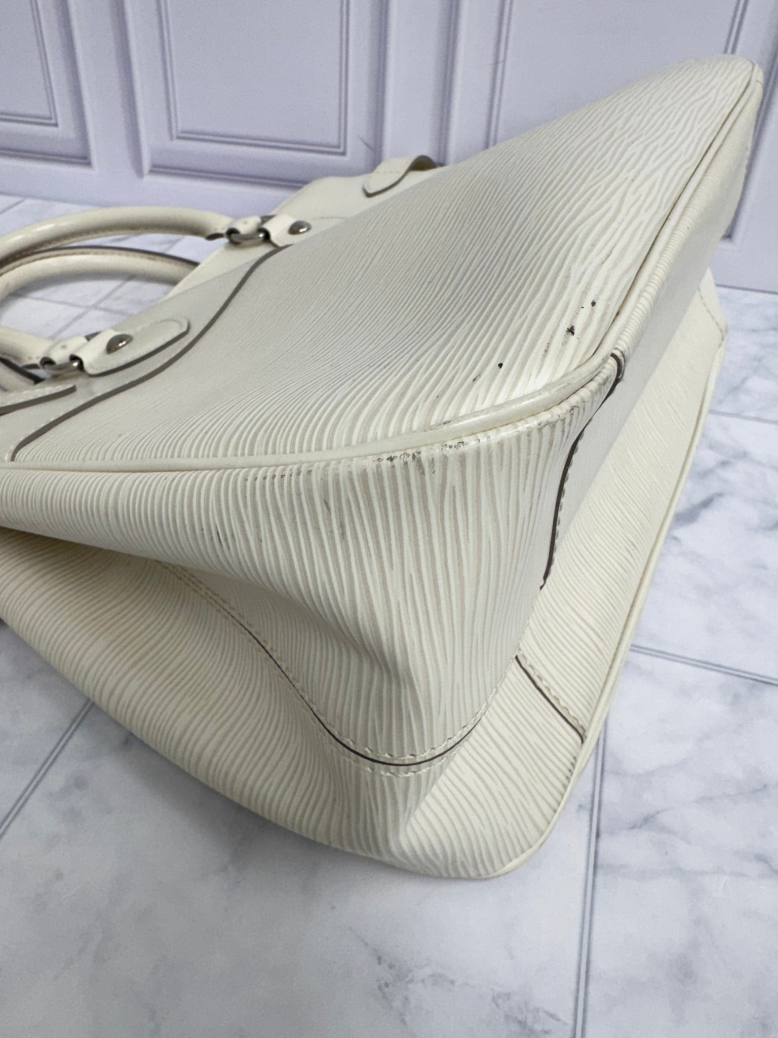 Louis Vuitton Ivory Epi Passy PM