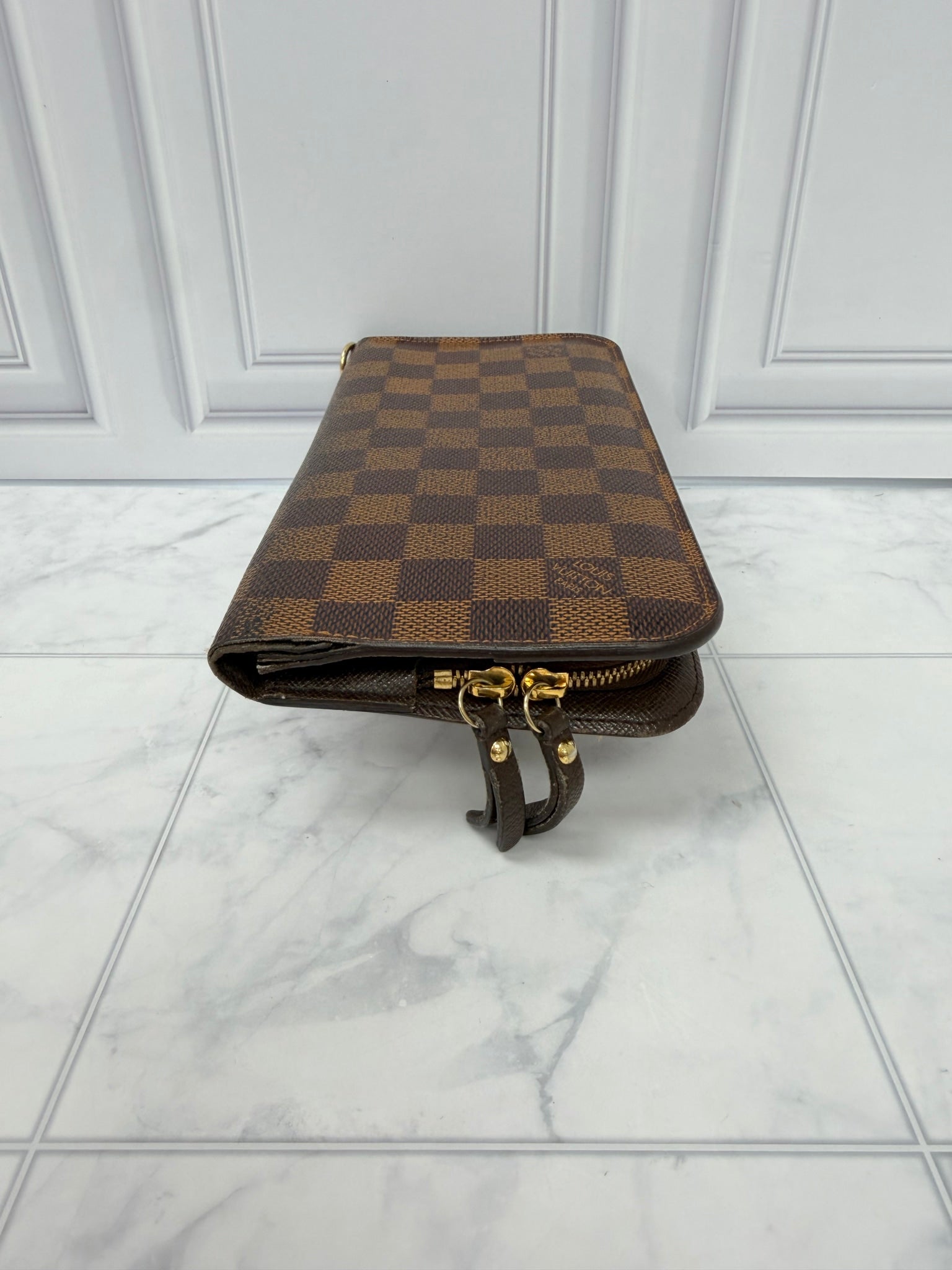 Louis Vuitton Damier Ebene Porte Feuille Long Wallet