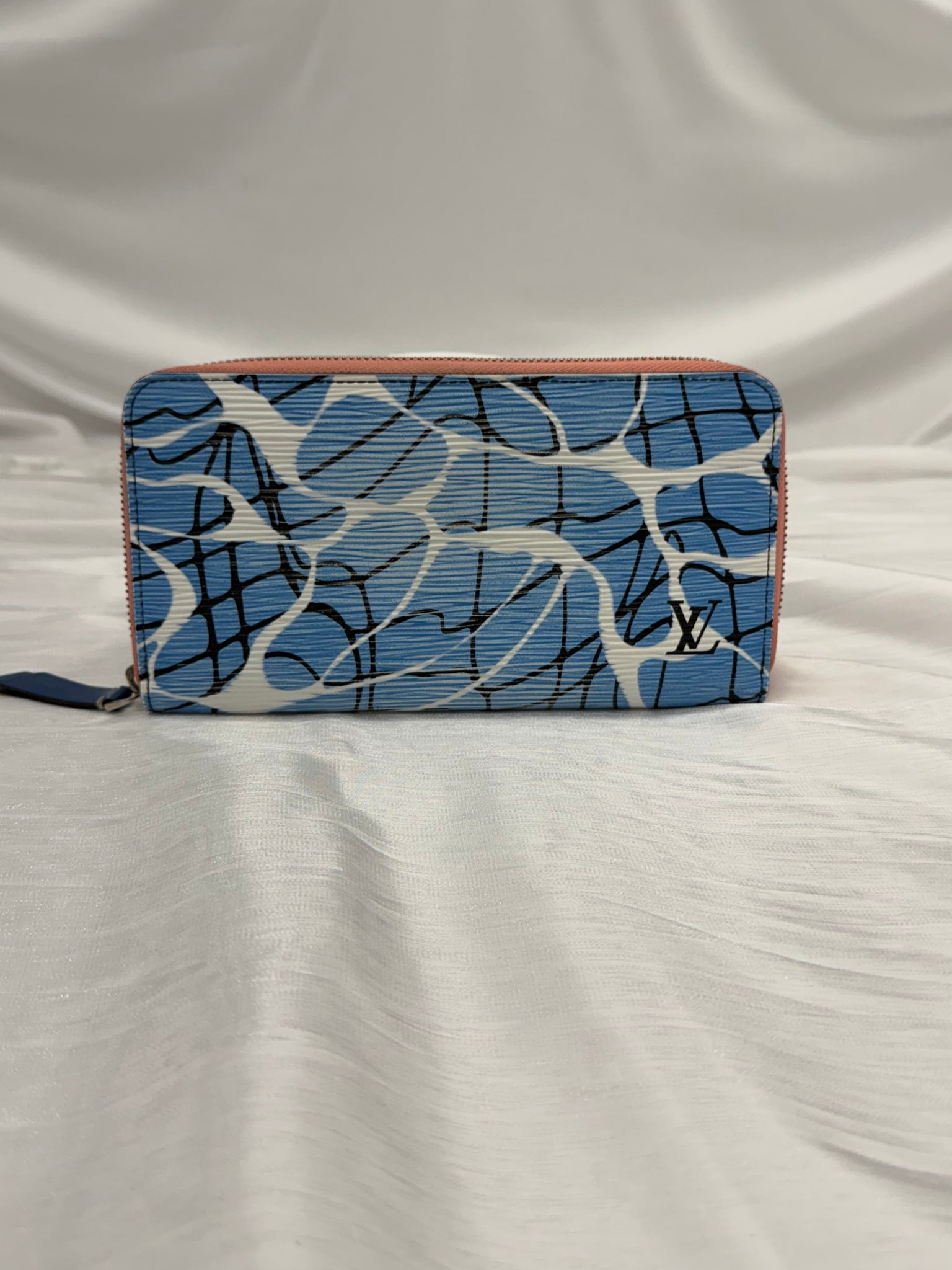 Louis Vuitton Aqua Print Epi Limited Edition Zippy Wallet