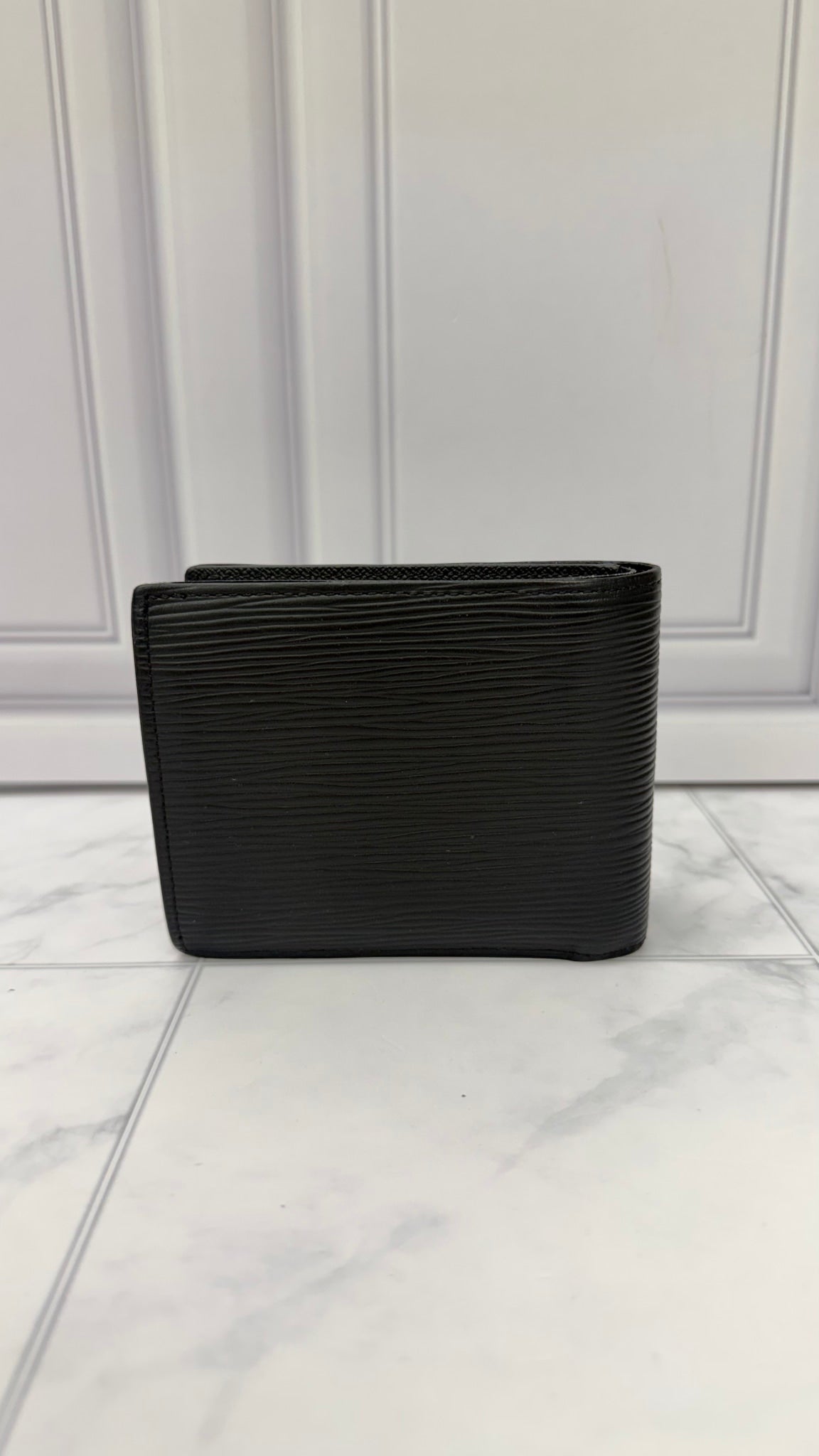 Louis Vuitton Black Epi Leather Bifold Wallet