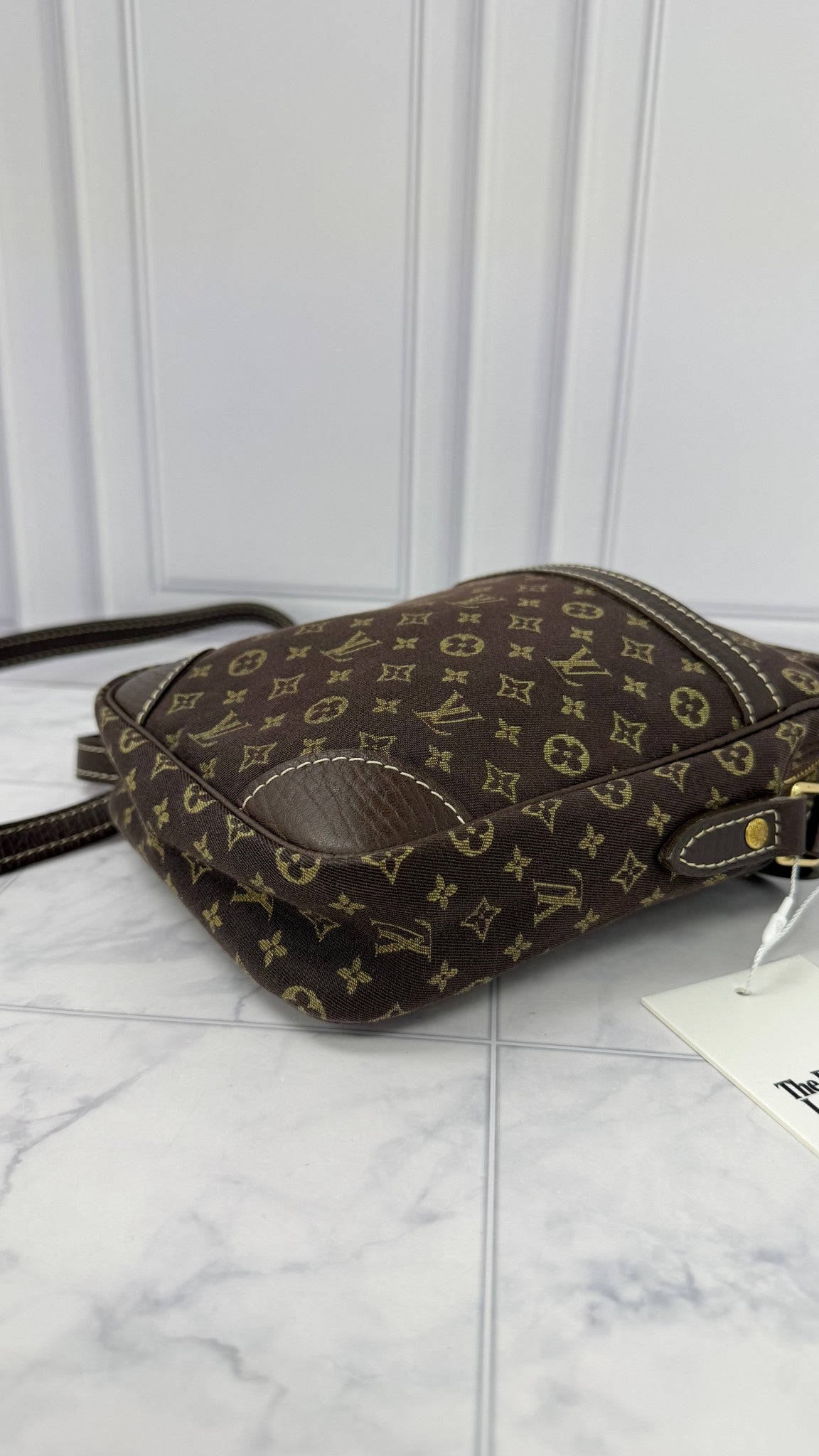 Louis Vuitton Brown Monogram Mini Lin Danube Crossbody Bag