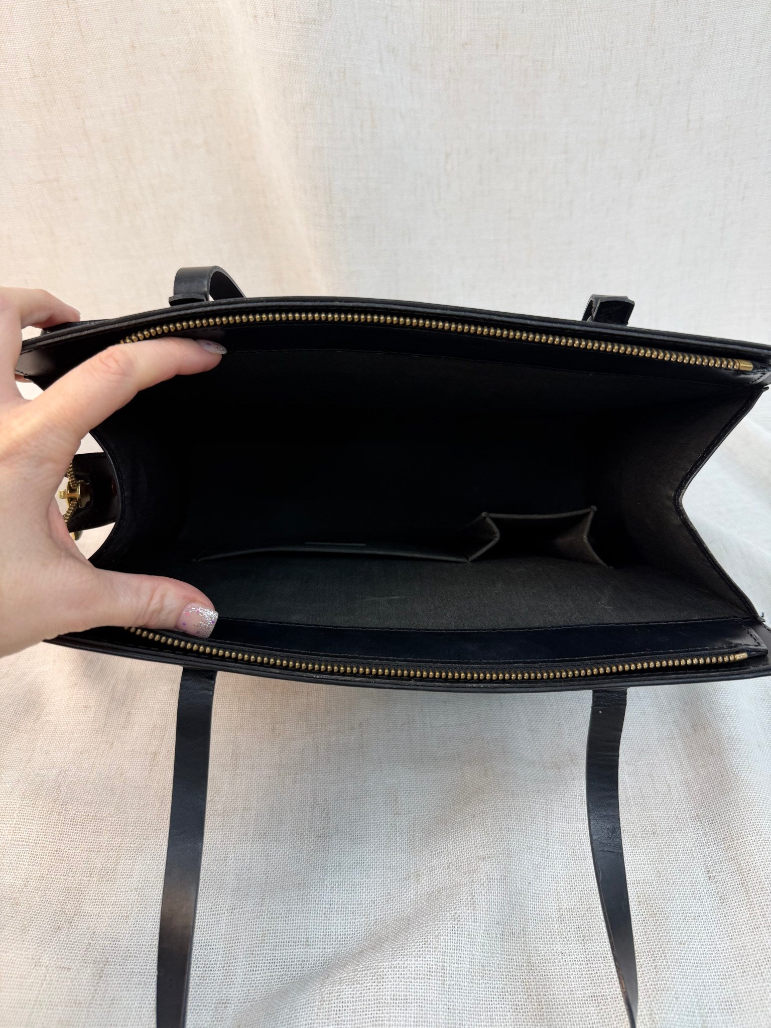 Louis Vuitton Black Epi Leather Crosette PM Bag