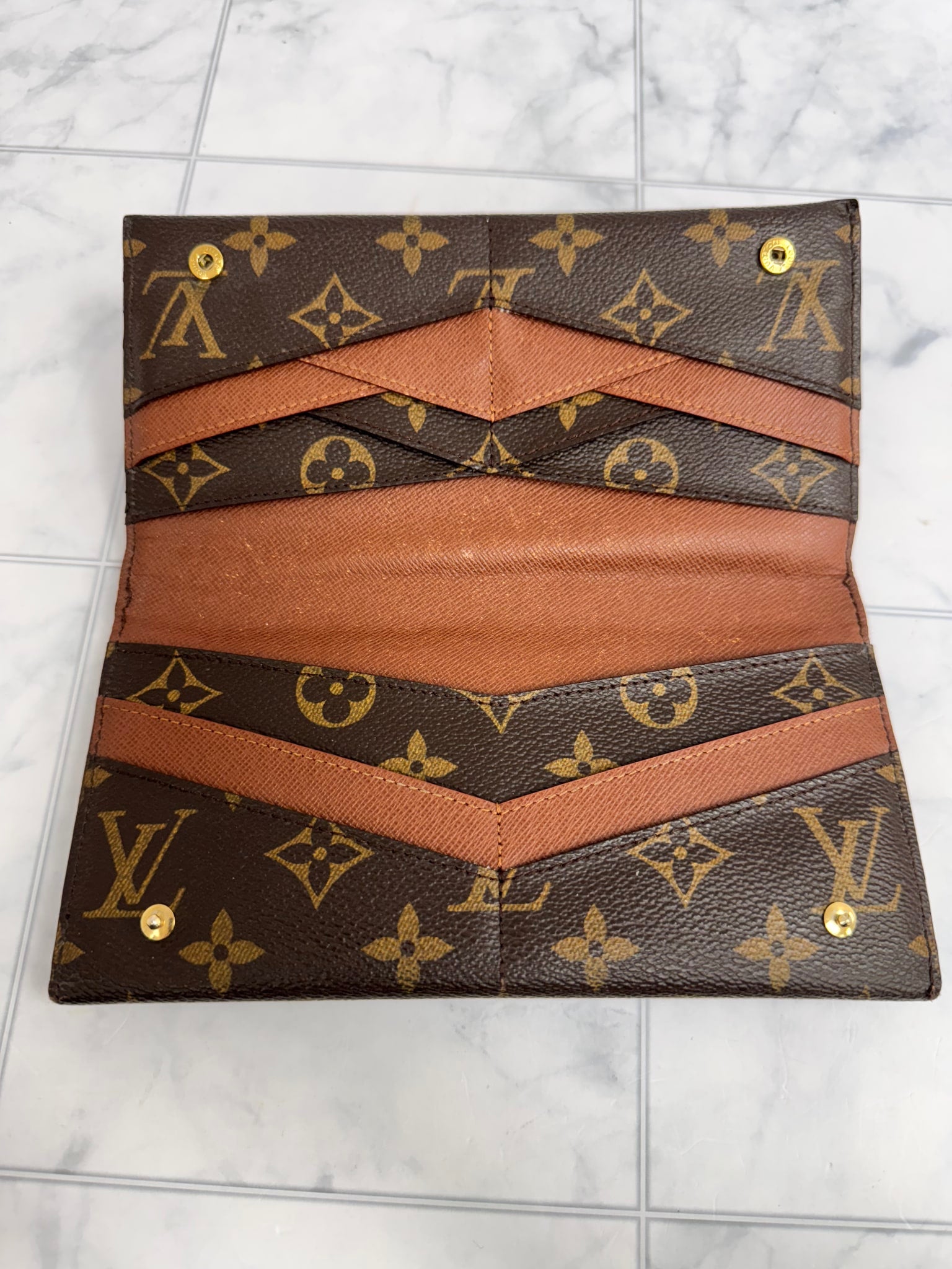 Louis Vuitton Monogram Portefeuille Origami Long Wallet