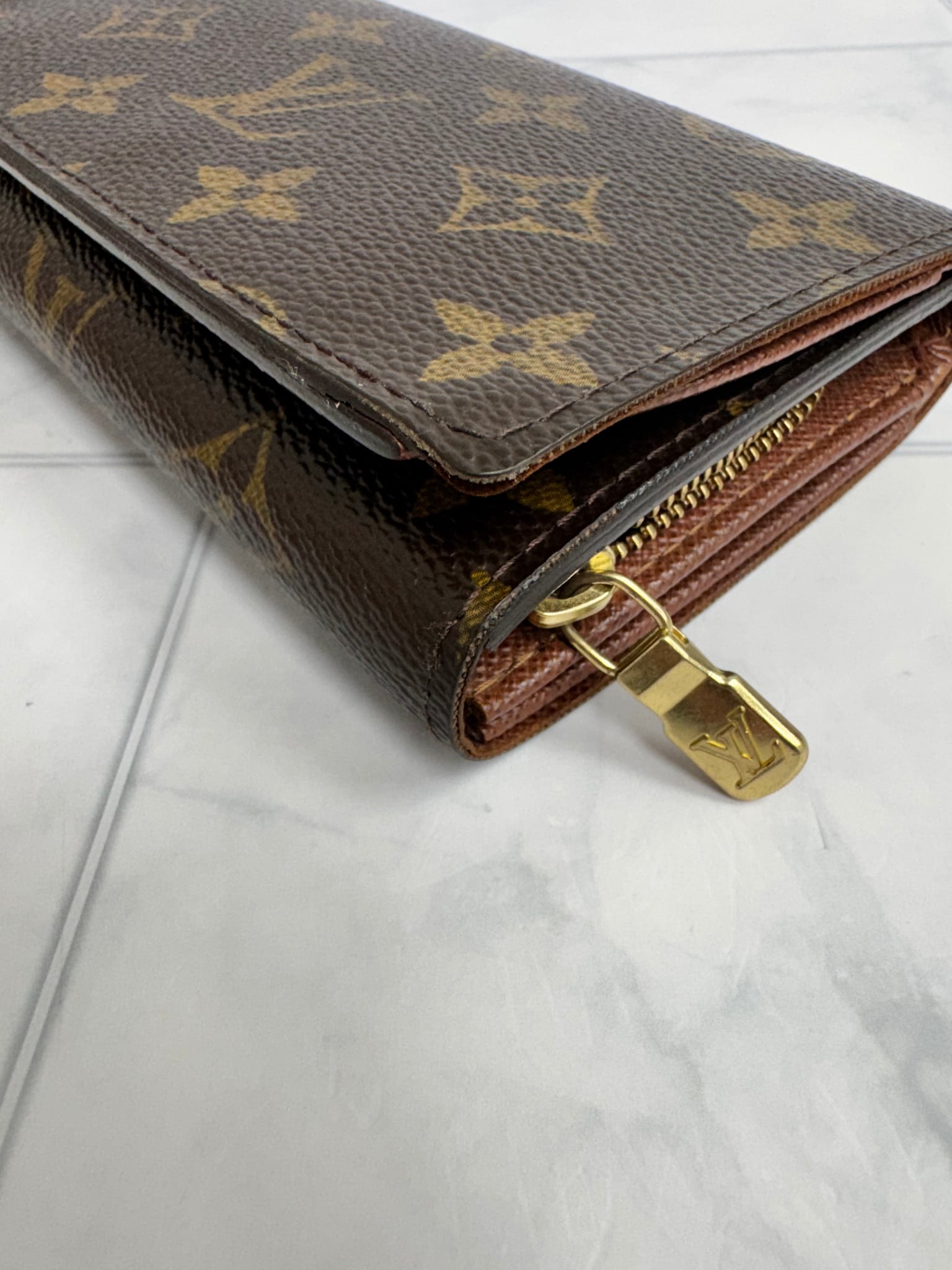 Louis Vuitton Monogram Porte Monnaie Compact Wallet