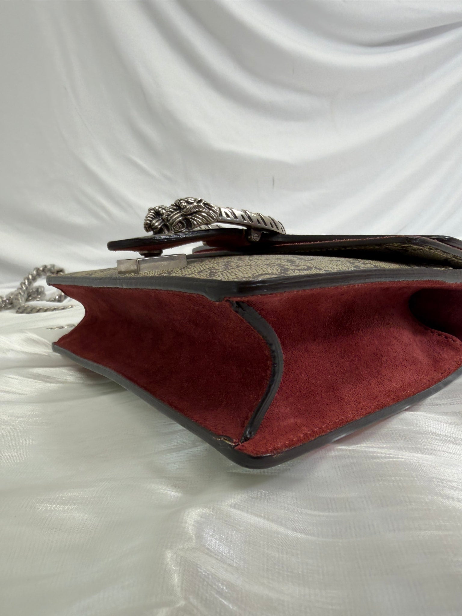 Gucci GG Supreme Pink Blooms Mini Dionysus Bag