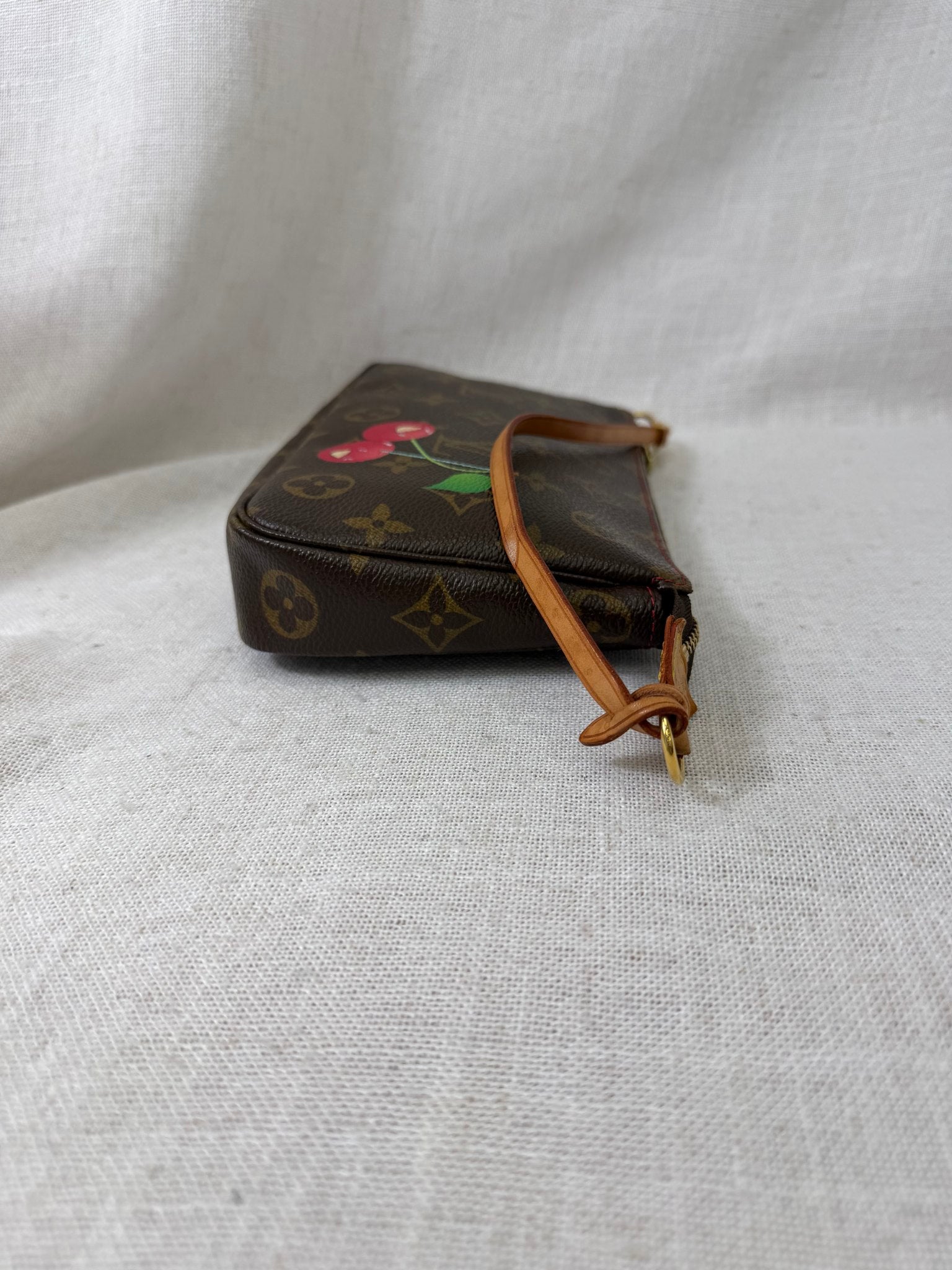 Louis Vuitton Monogram Cherries Pochette Handbag
