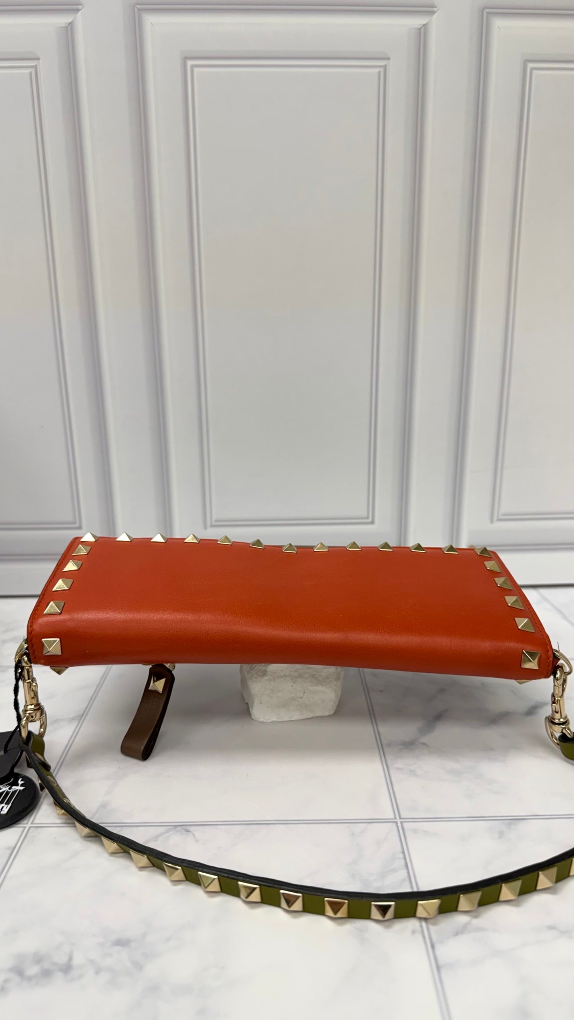 Valentino Multicolor Leather Rockstud Shoulder Bag