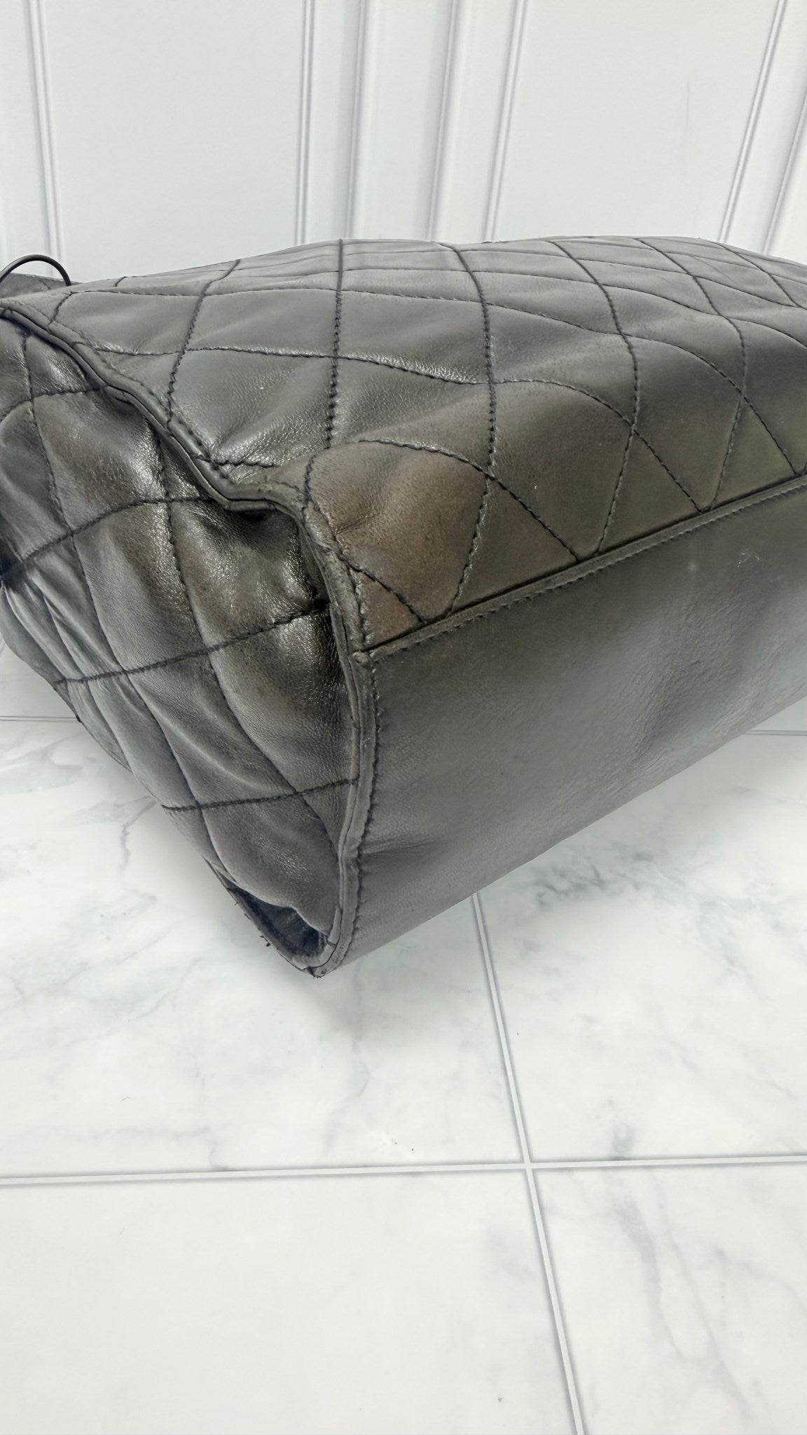 Chanel Chocolate Brown Lambskin Shoulder Bag