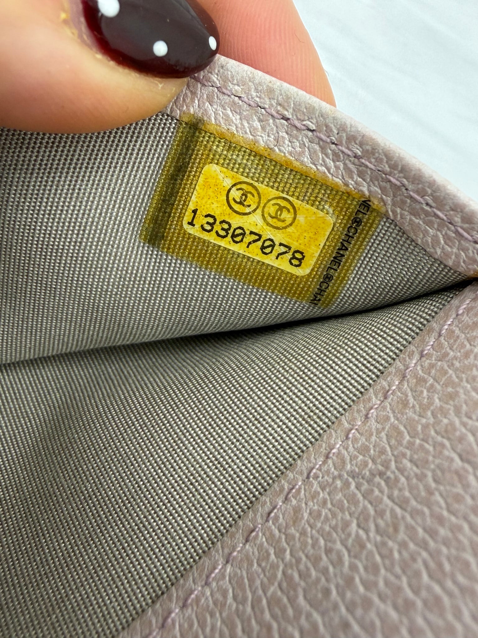 Chanel Pink Lambskin Camellia Long Wallet