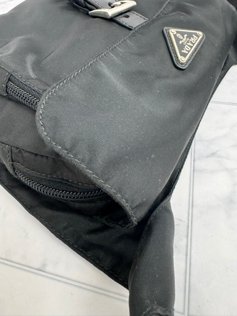 Prada Black Nylon Crossbody Bag