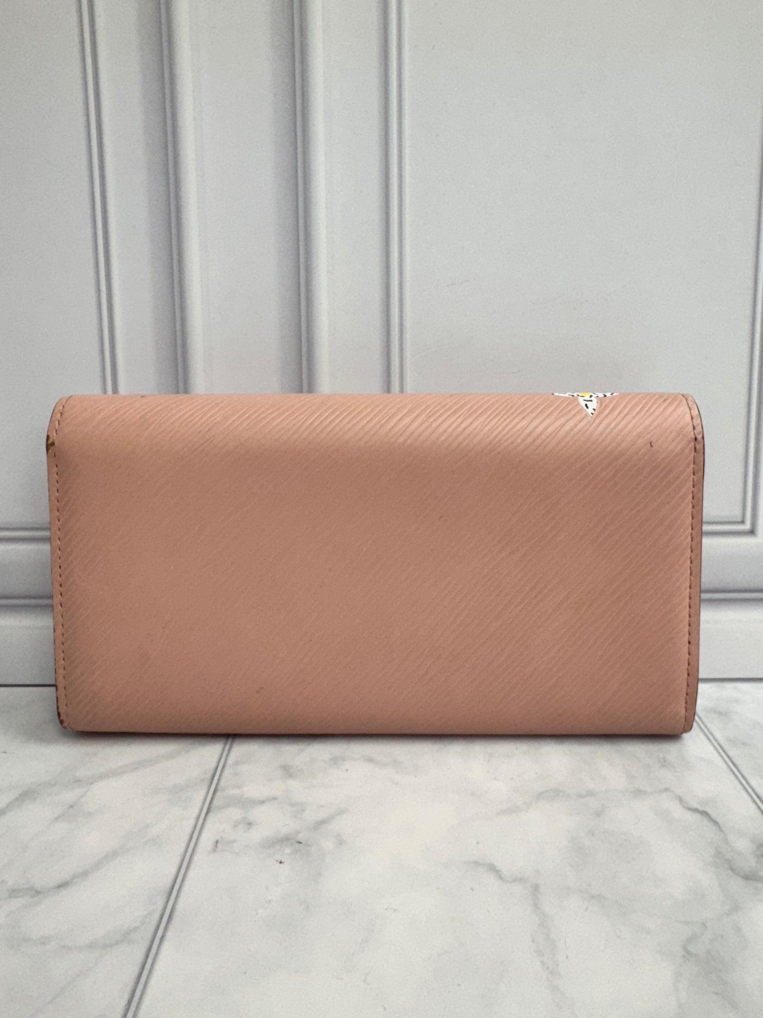 Louis Vuitton Pink Epi Leather Blooming Flowers Limited Edition Twist Long Wallet