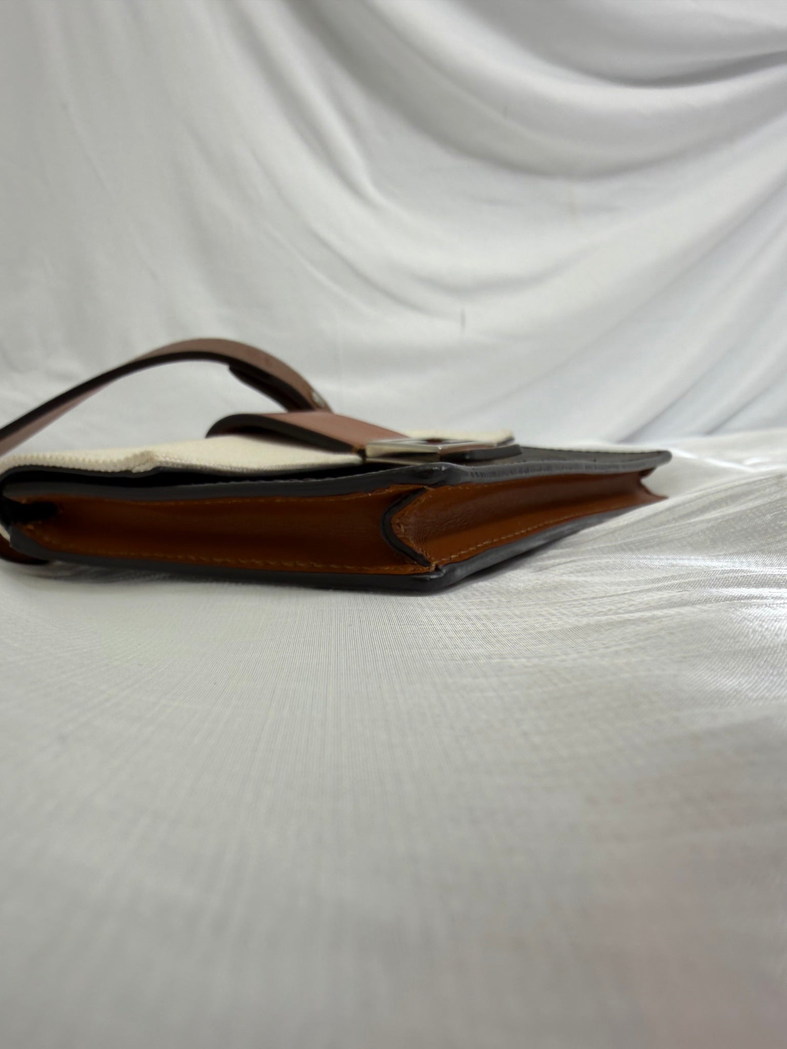 Fendi Brown Zucca Coated Canvas Baguette Crossbody