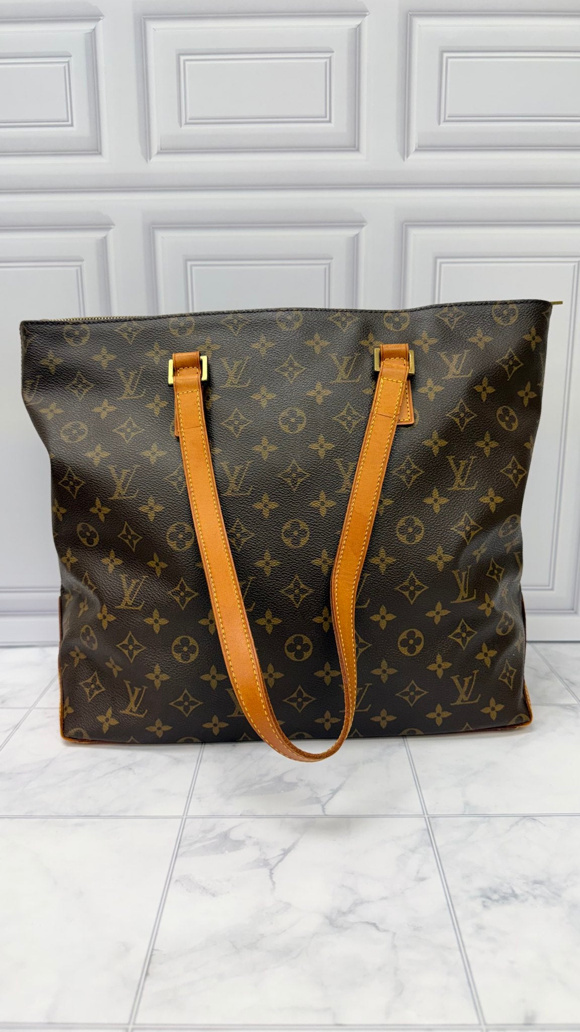 Louis Vuitton Monogram Cabas Mezzo Tote Bag