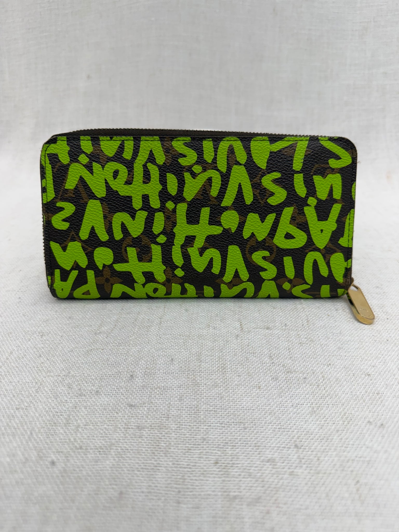 Louis Vuitton x Stephen Sprouse Monogram Green Graffiti Zippy Wallet