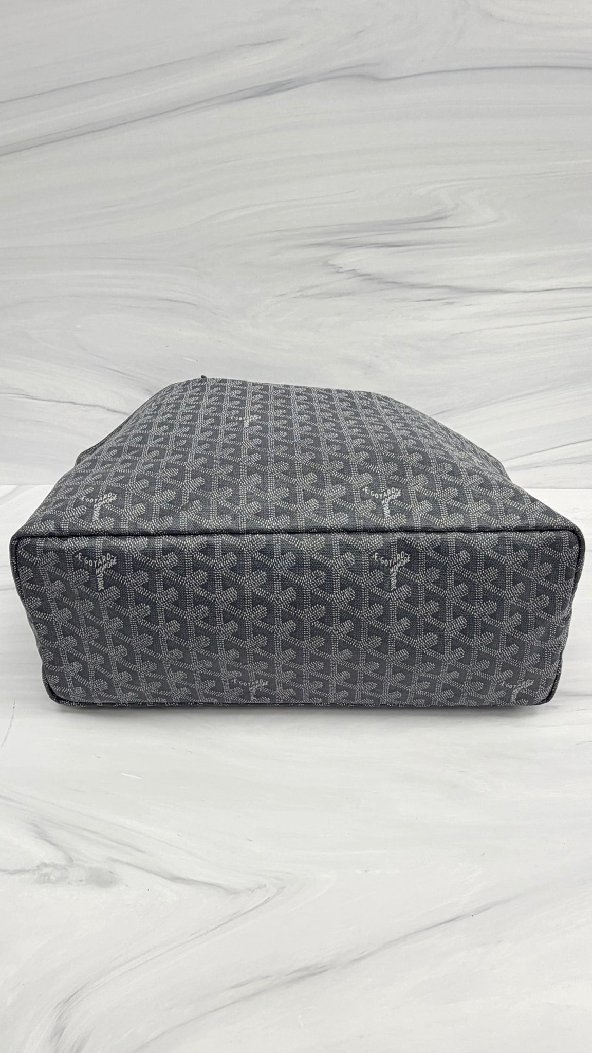 Goyard Grey Coated Canvas St Louis PM Tote Handbag