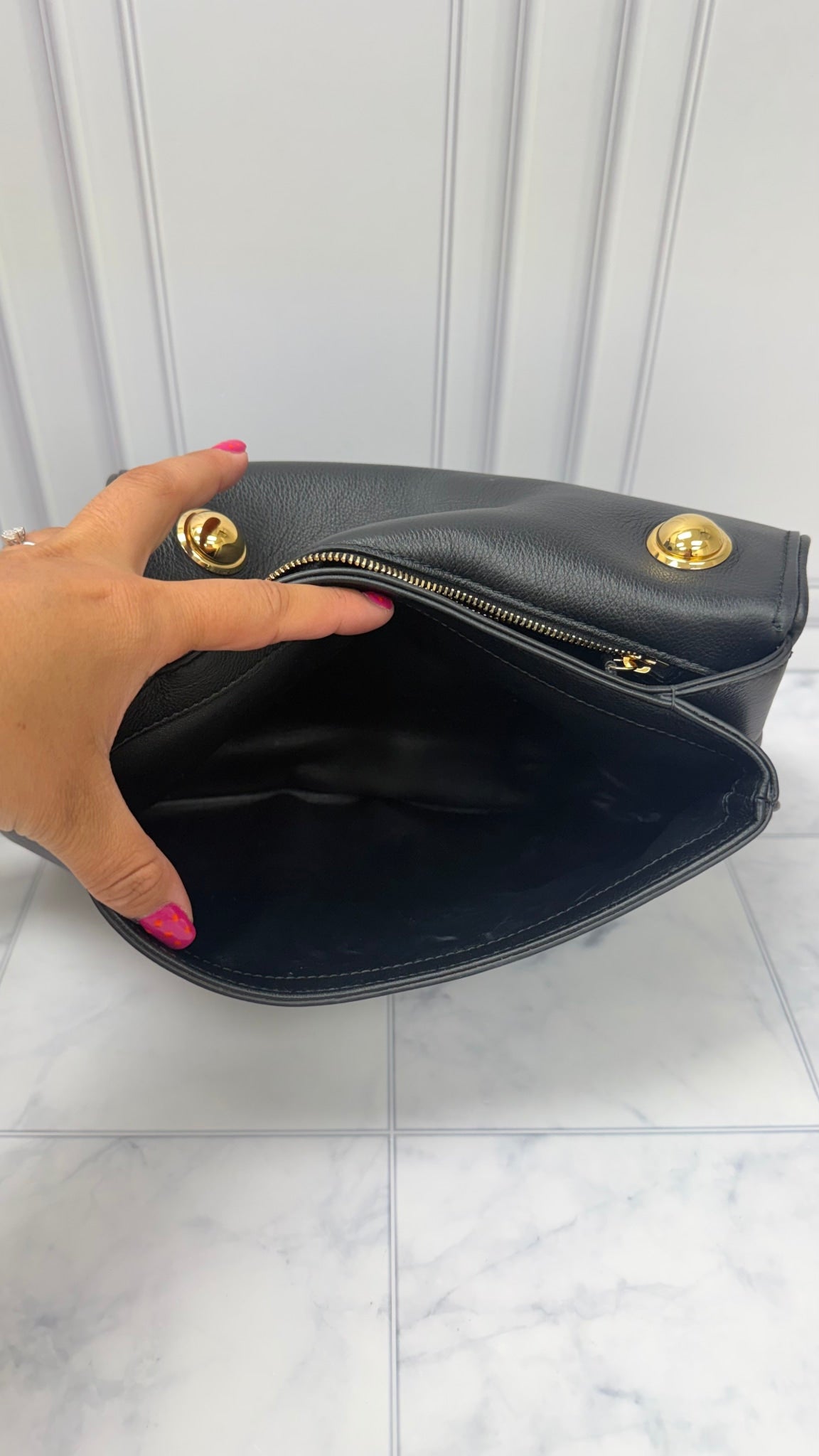 Gucci Black Leather Blondie Crossbody