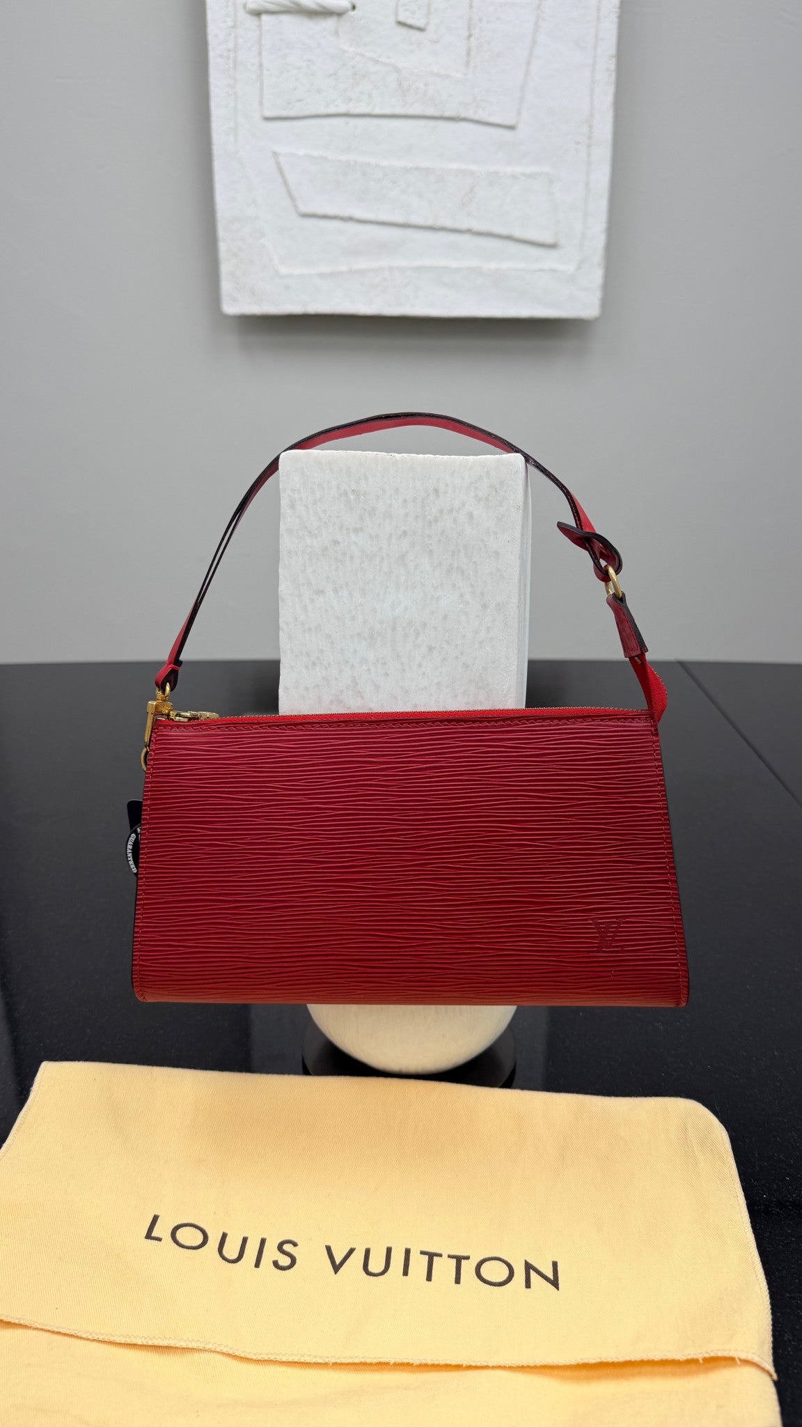 Louis Vuitton Red Epi Pochette