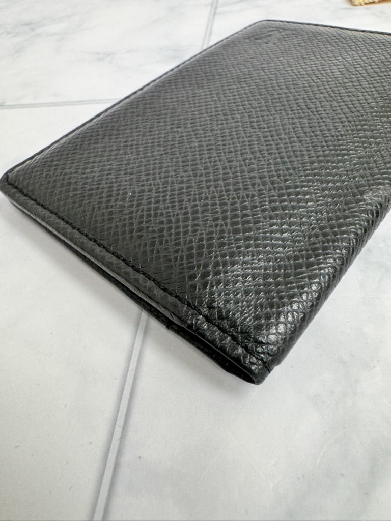 Louis Vuitton Black Taiga Card Case
