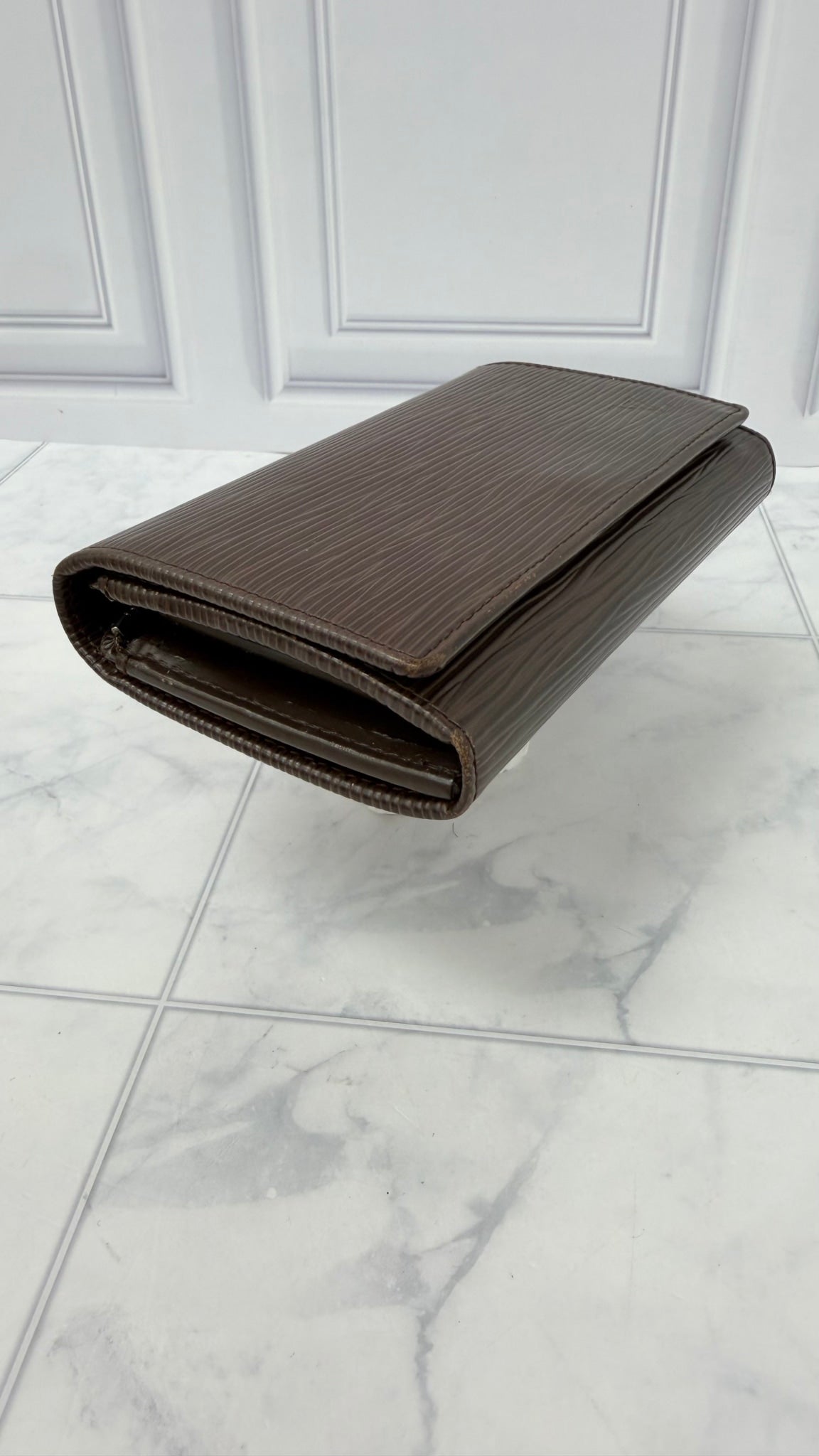Louis Vuitton Brown Epi Leather Porte Monnaie Wallet