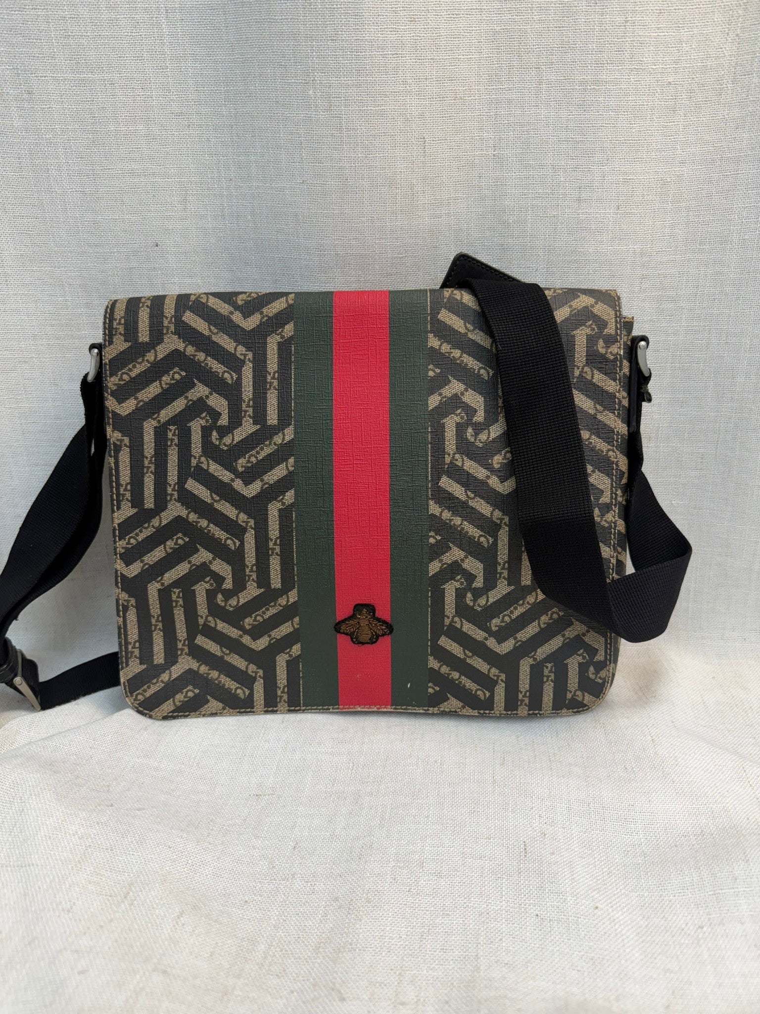 Gucci GG Supreme Coated Canvas Caleido Messenger Bag