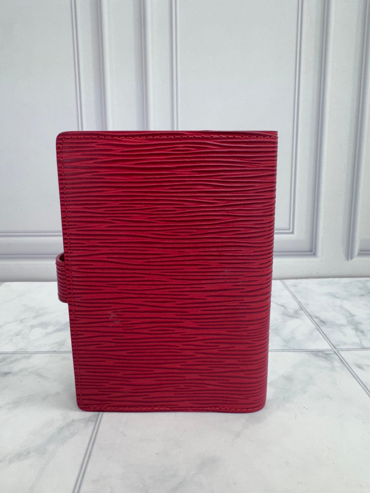 Louis Vuitton Red Epi Leather Agenda PM