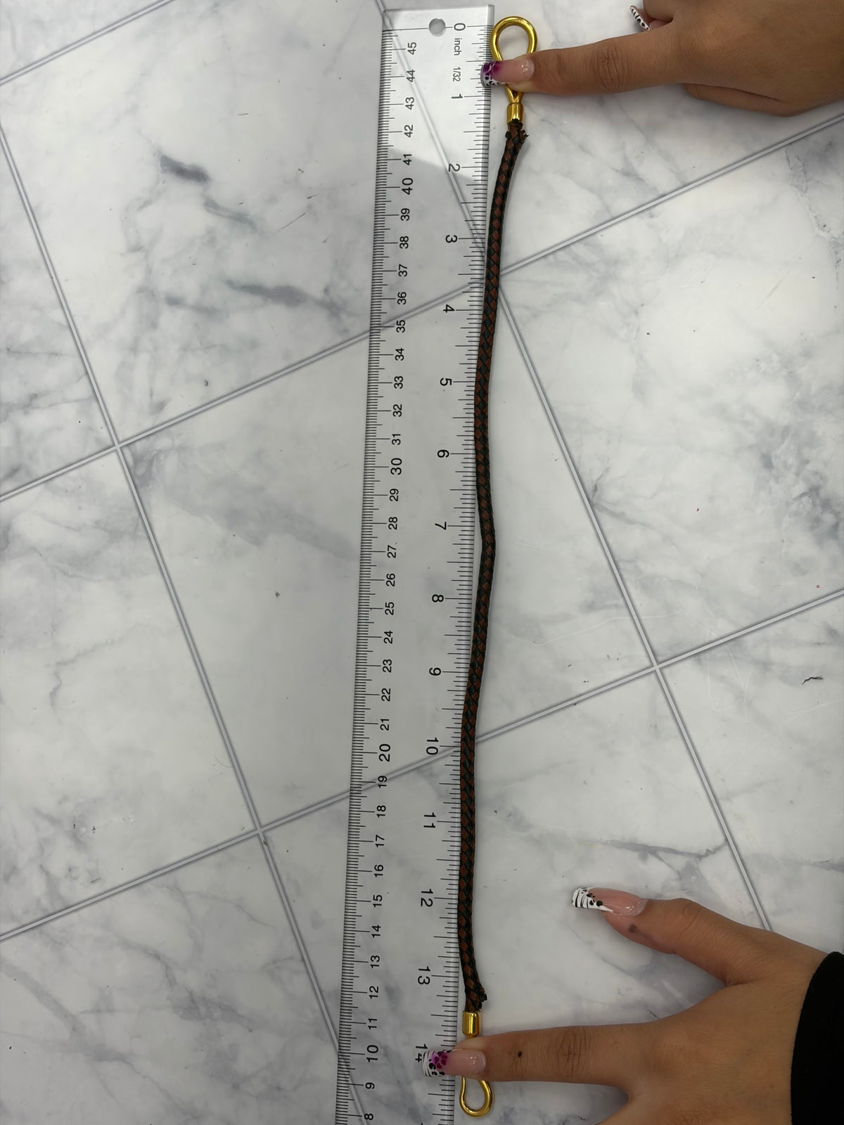 Hermes Braided Leather Jumbo Double Bracelet