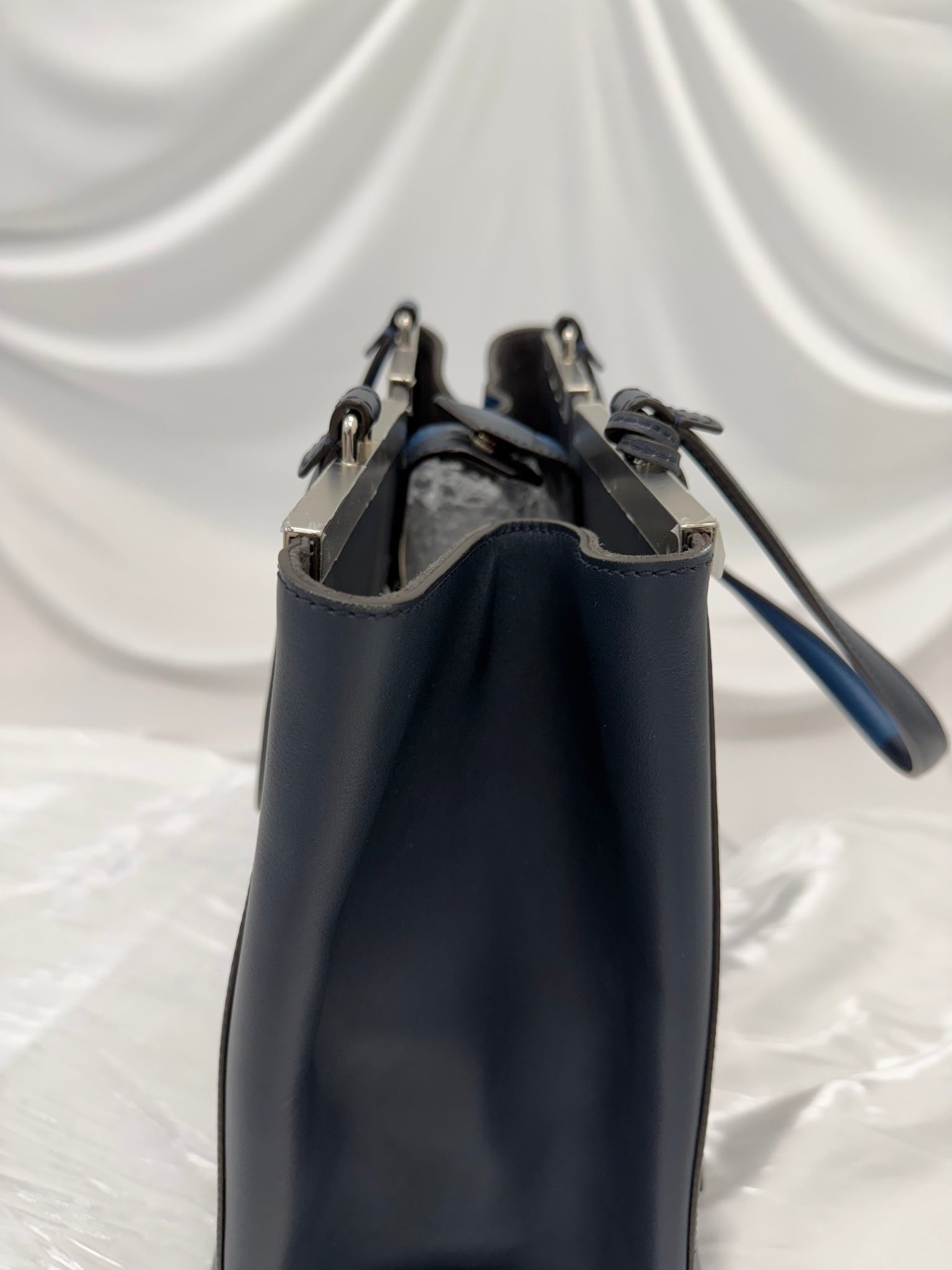 Fendi Bicolor Blue Leather 3Jours Tote Bag