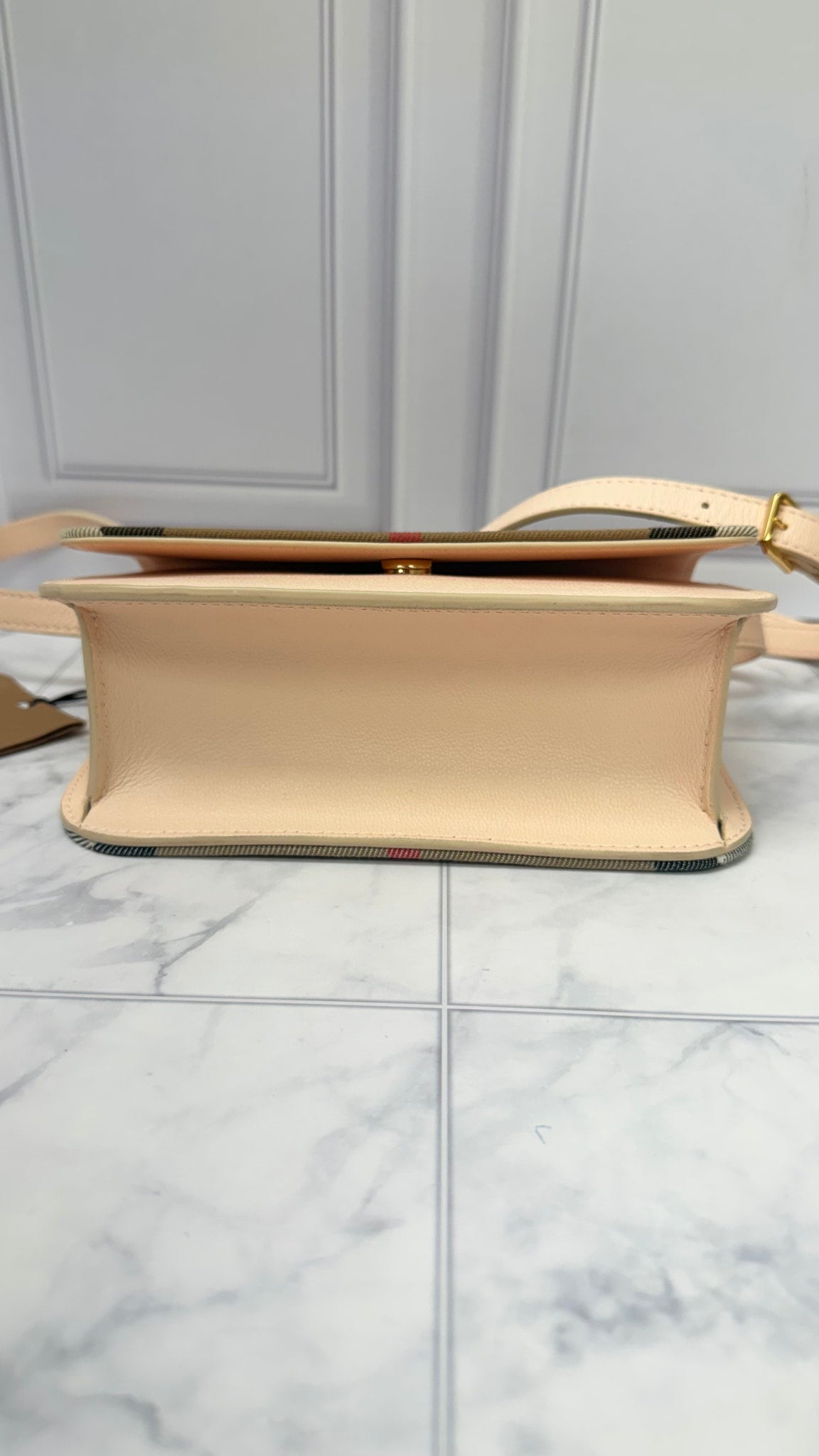 BRAND NEW - Burberry Pink Novacheck Crossbody Bag