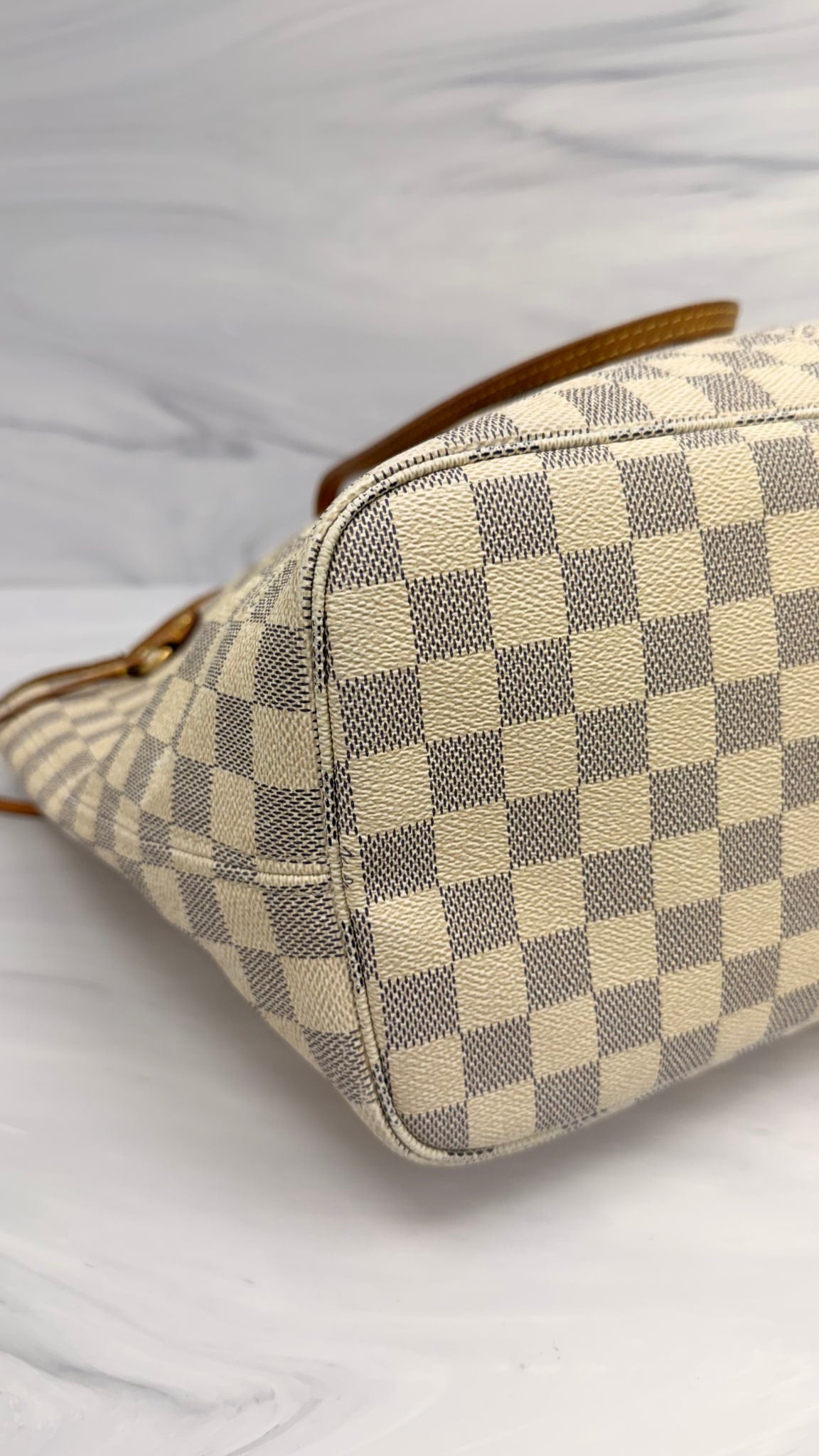 Louis Vuitton Damier Azur Neverfull MM Tote Bag