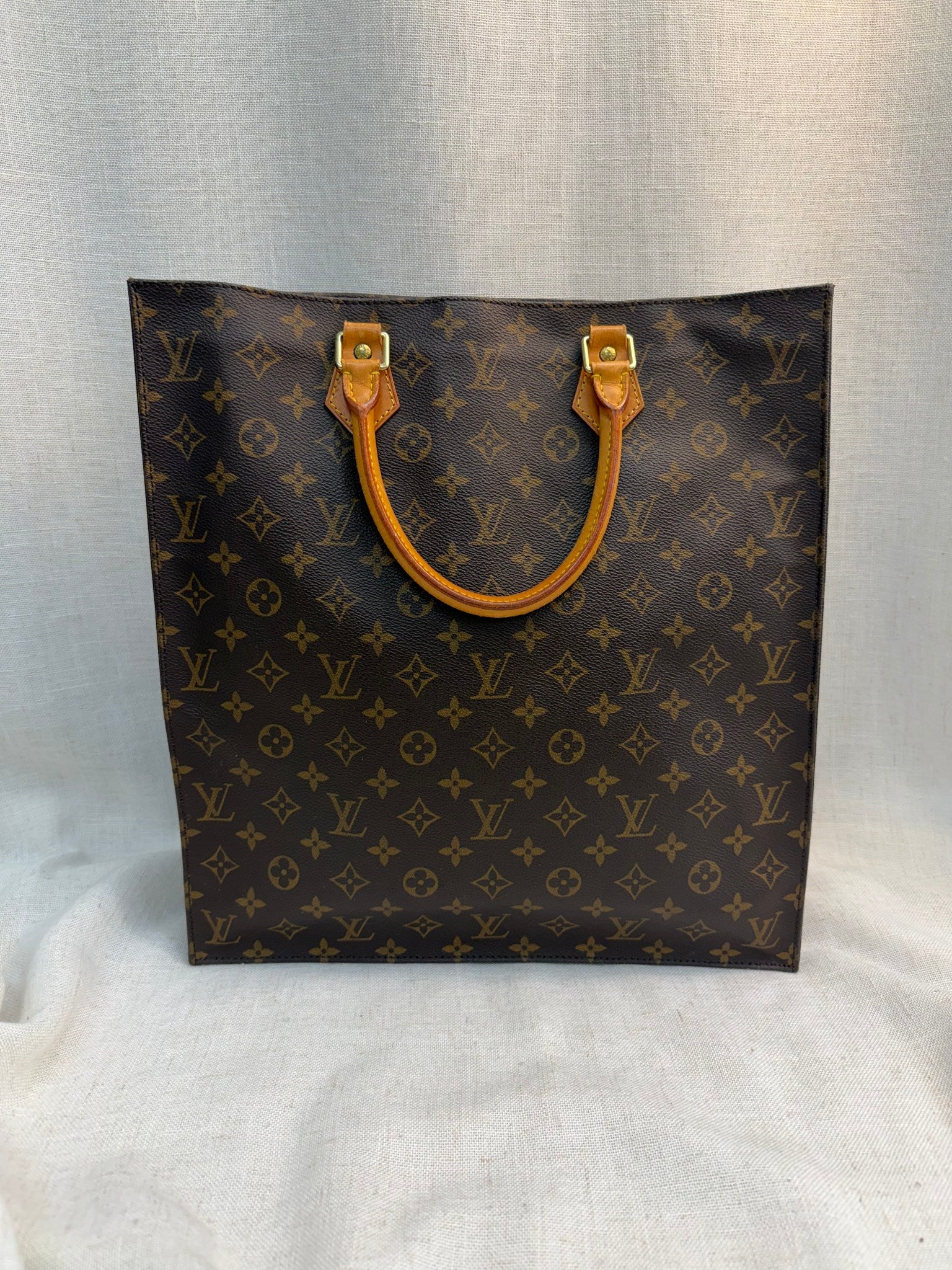 Louis Vuitton Monogram Sac Plat GM Bag