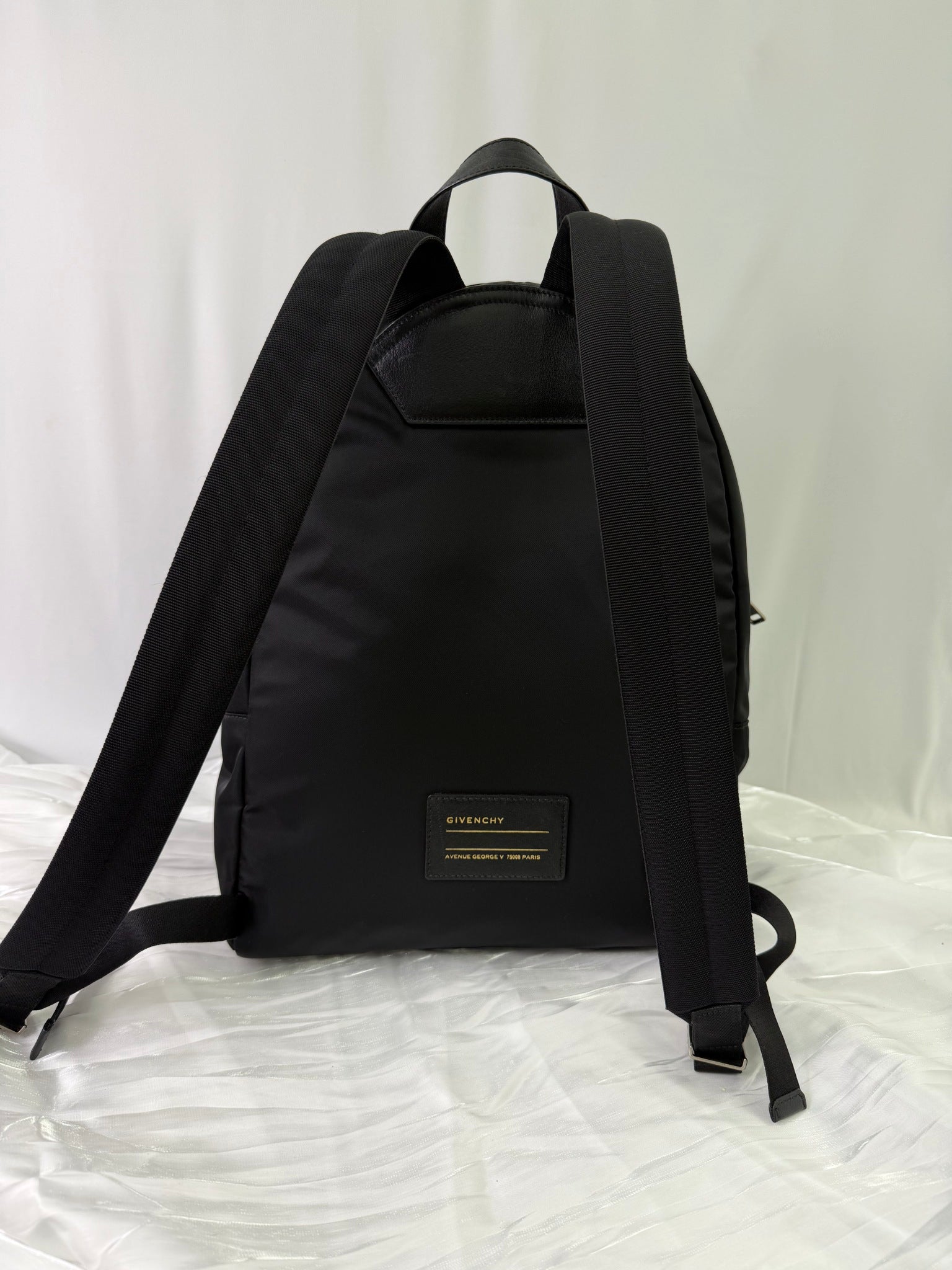 Givenchy Black Nylon Patches Backpack