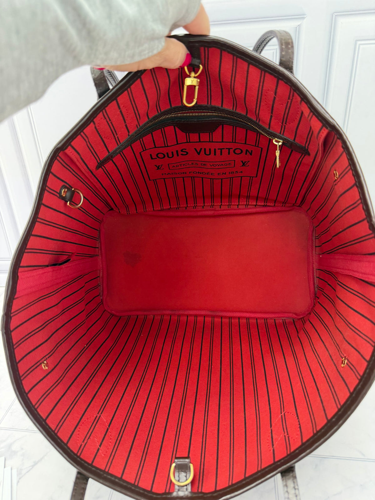 Louis Vuitton Damier Ebene Neverfull MM