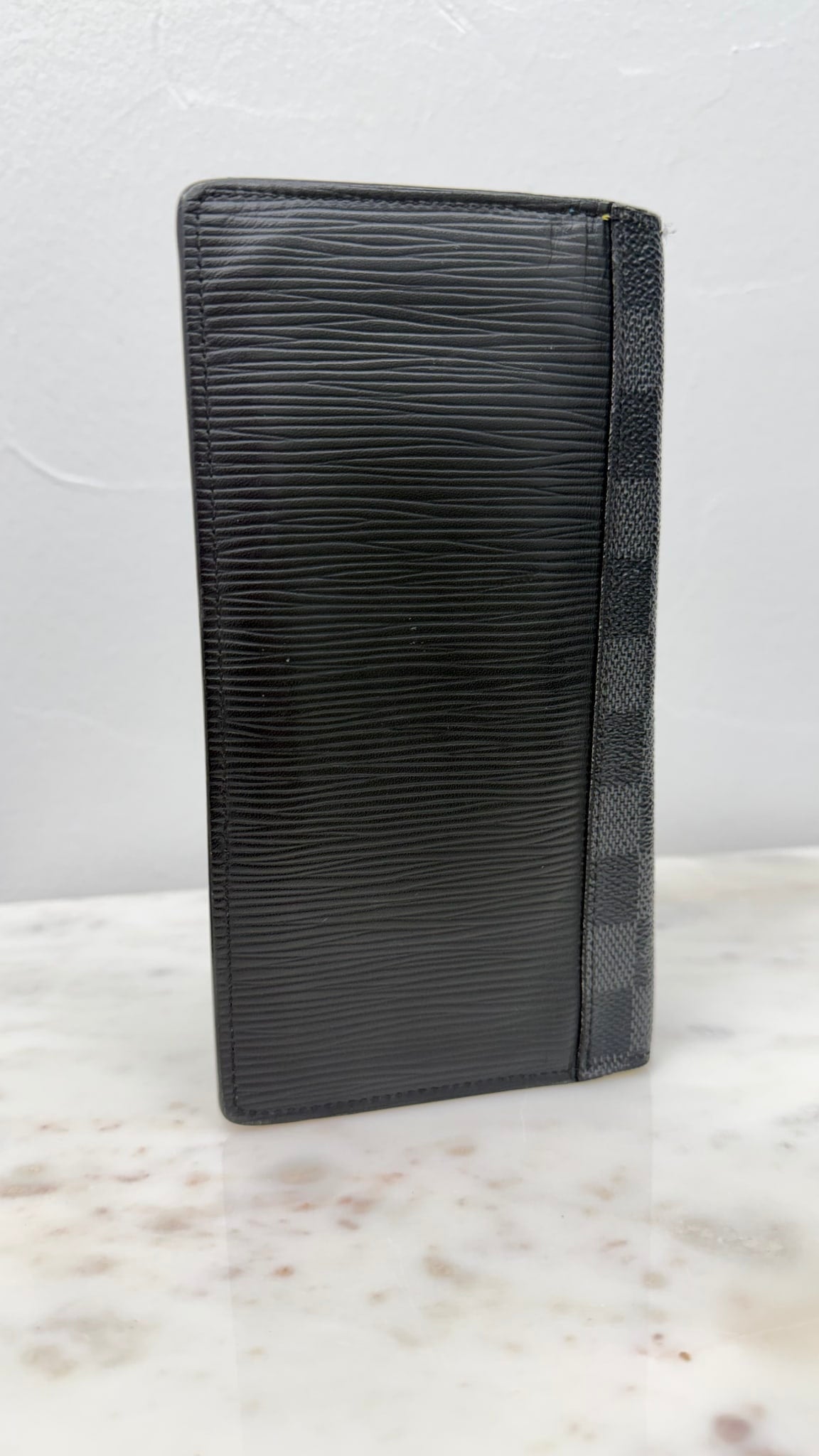 Louis Vuitton Bicolor Epi & Damier Graphite Brazza Wallet