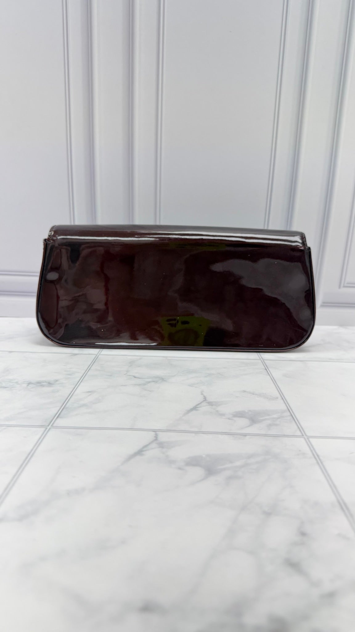 Louis Vuitton Amarante Vernis SoBe Pochette Clutch