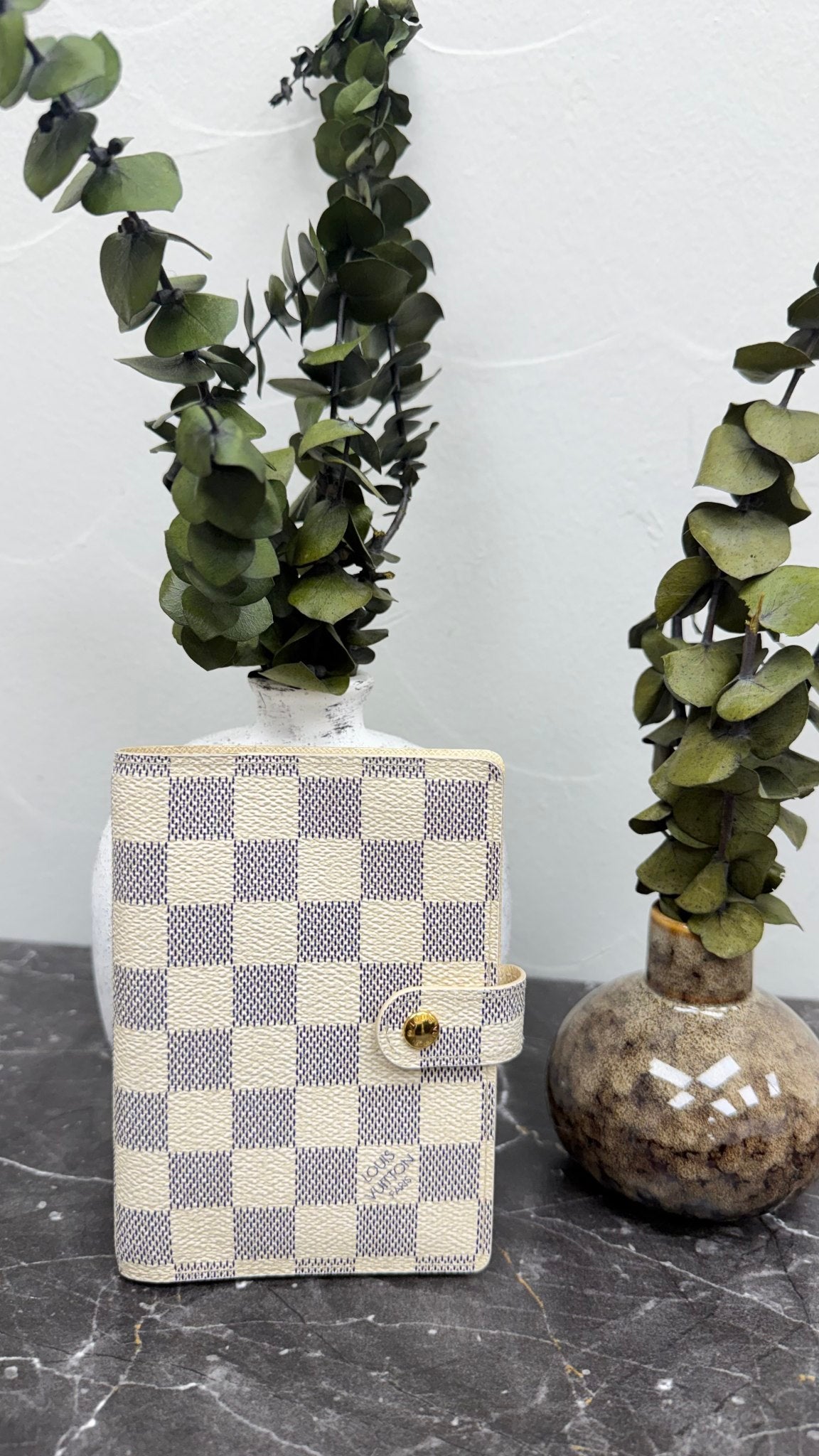 Louis Vuitton Damier Azur Passport Agenda Cover PM