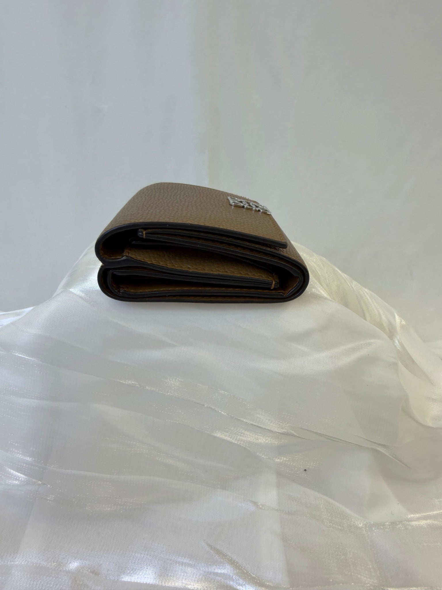 Loewe Brown Leather Anagram Trifold Wallet
