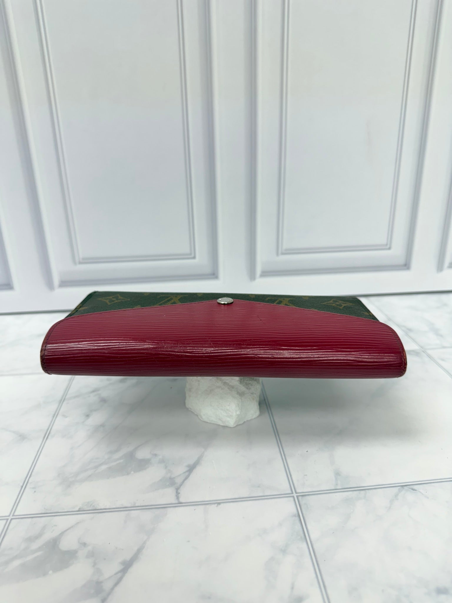 Louis Vuitton Monogram Purple Epi Leather Marie Lou Wallet