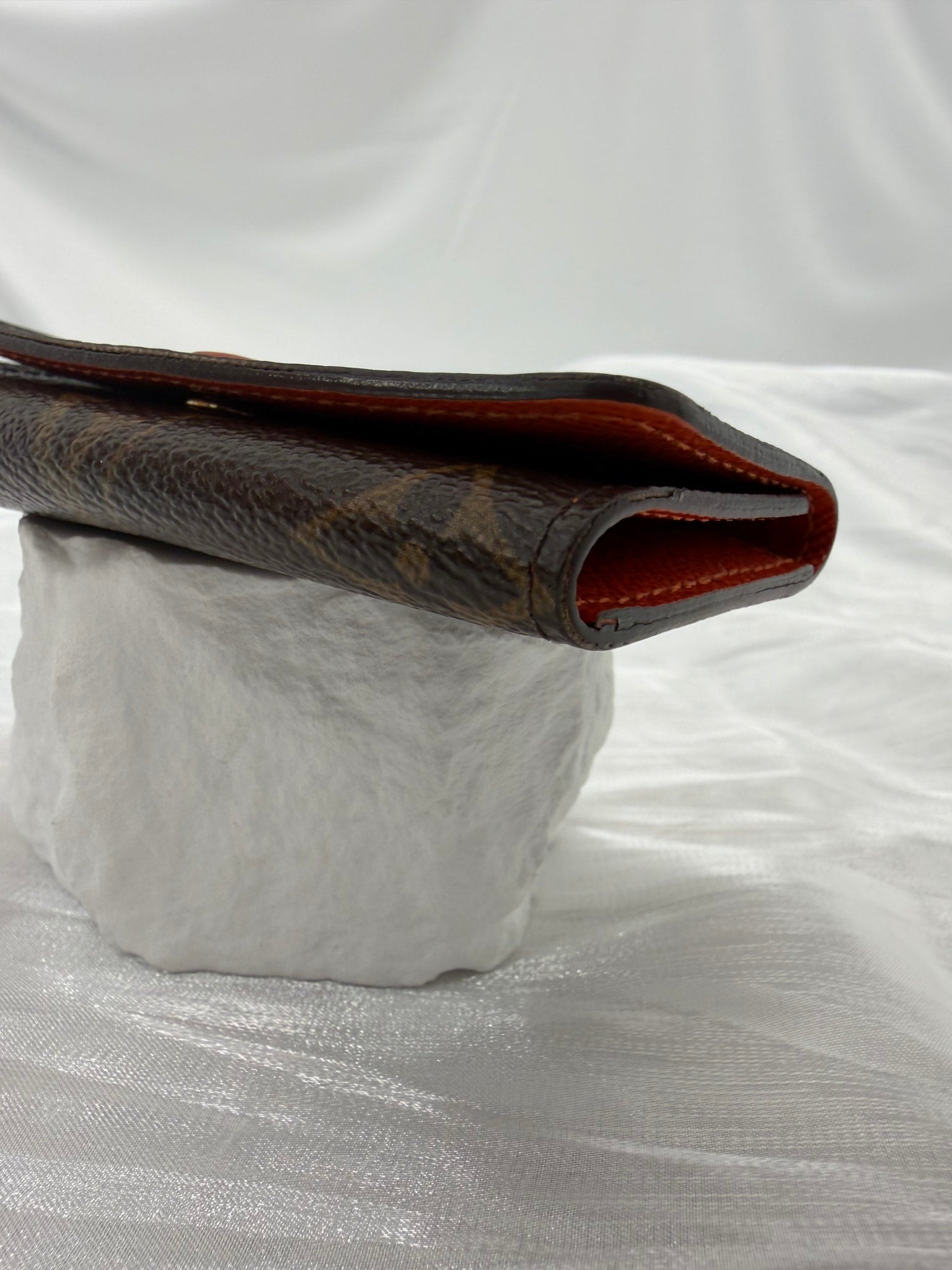 Louis Vuitton Monogram & Orange 4 Key Ring Case