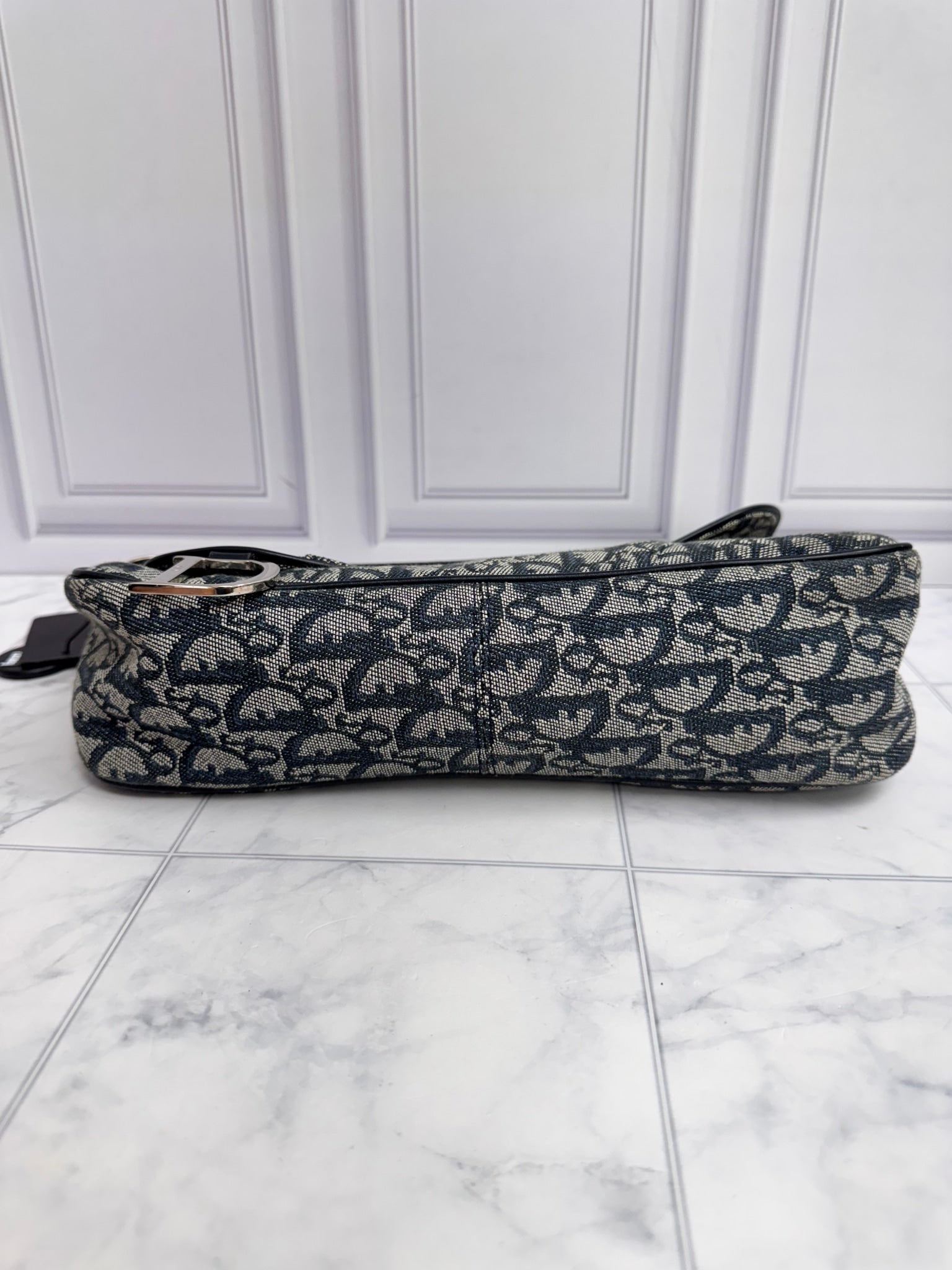 Christian Dior Navy Blue Shoulder Bag