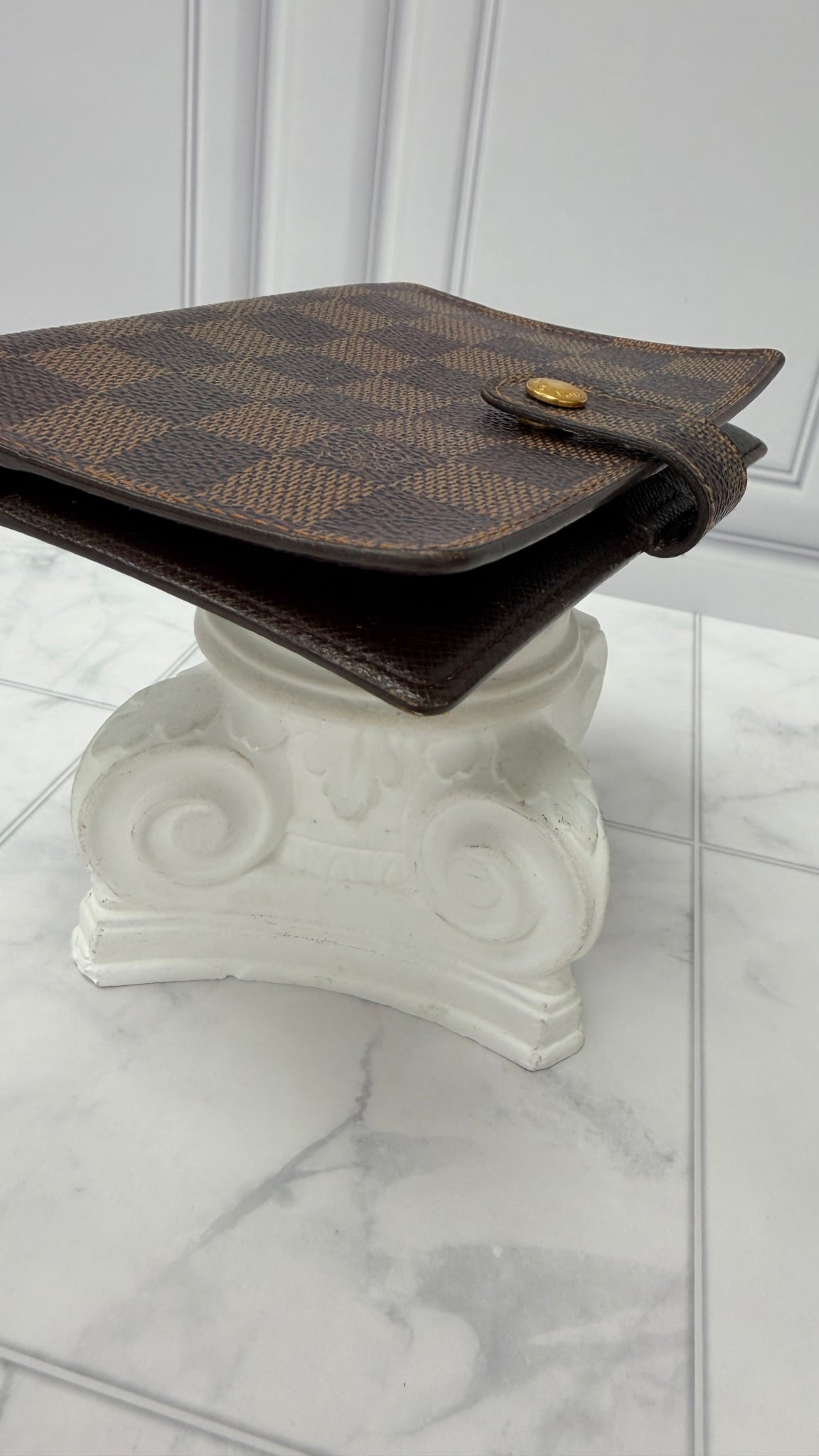 Louis Vuitton Damier Ebene Passport Agenda PM