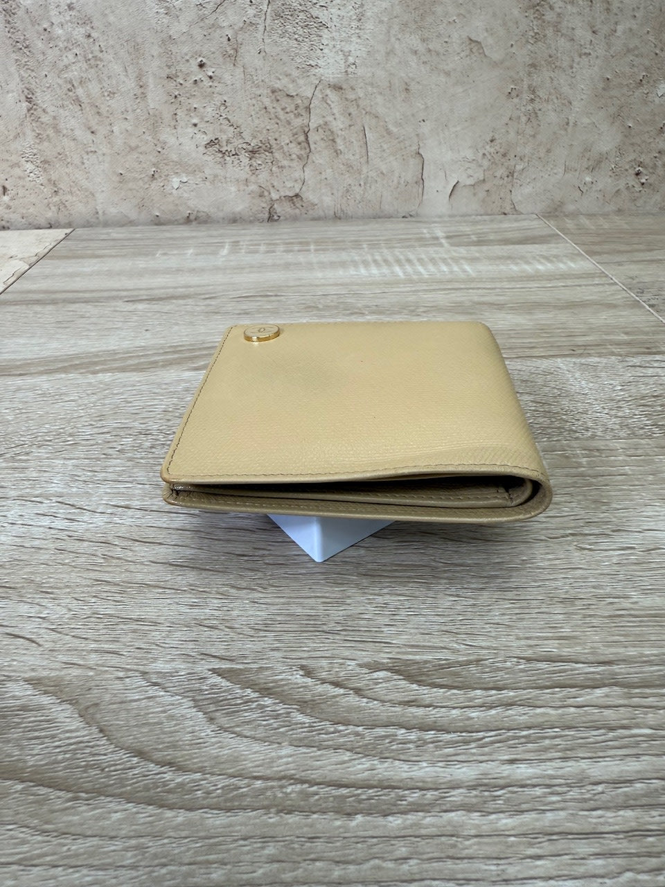 Chanel Tan Caviar Bifold Wallet