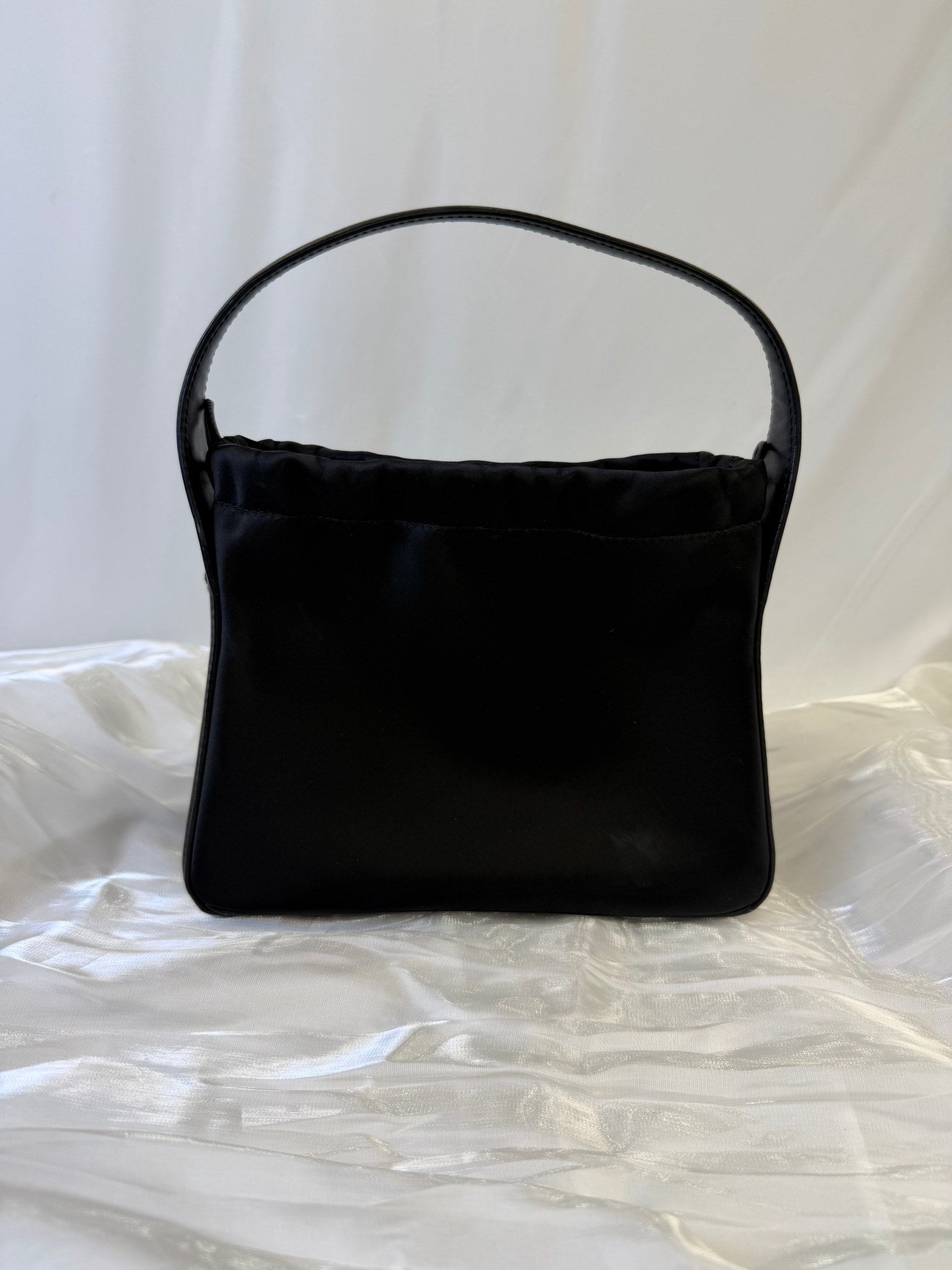 Alexander Wang Black Satin Shoulder Bag
