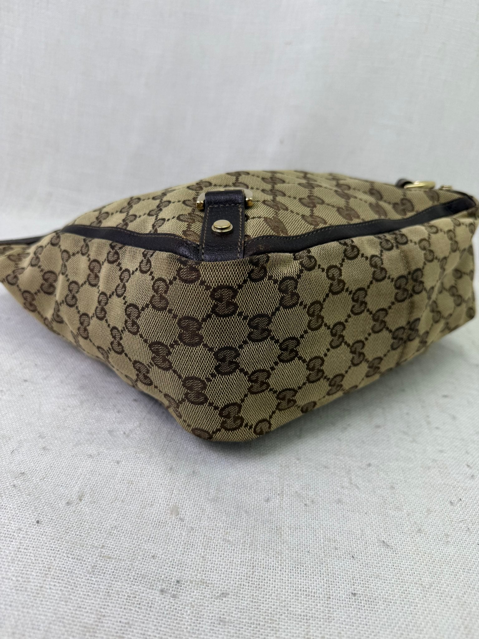 Gucci Brown GG Canvas Abbey Tote Bag