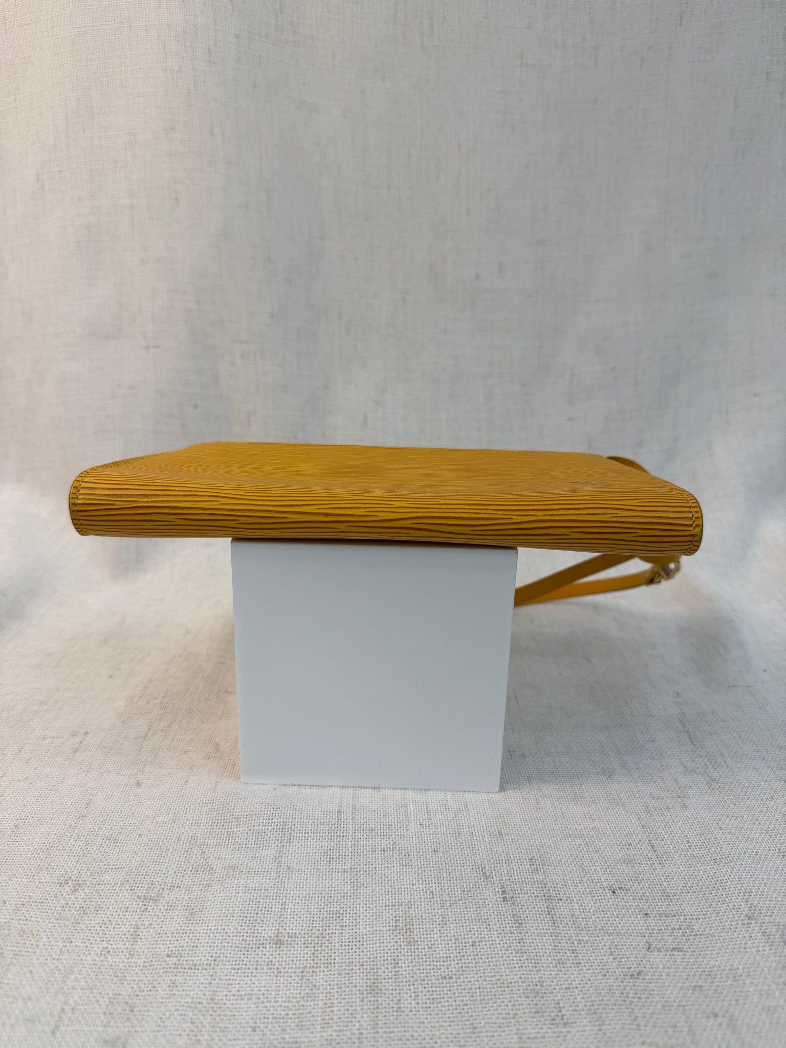 Louis Vuitton Yellow Epi Leather Pochette