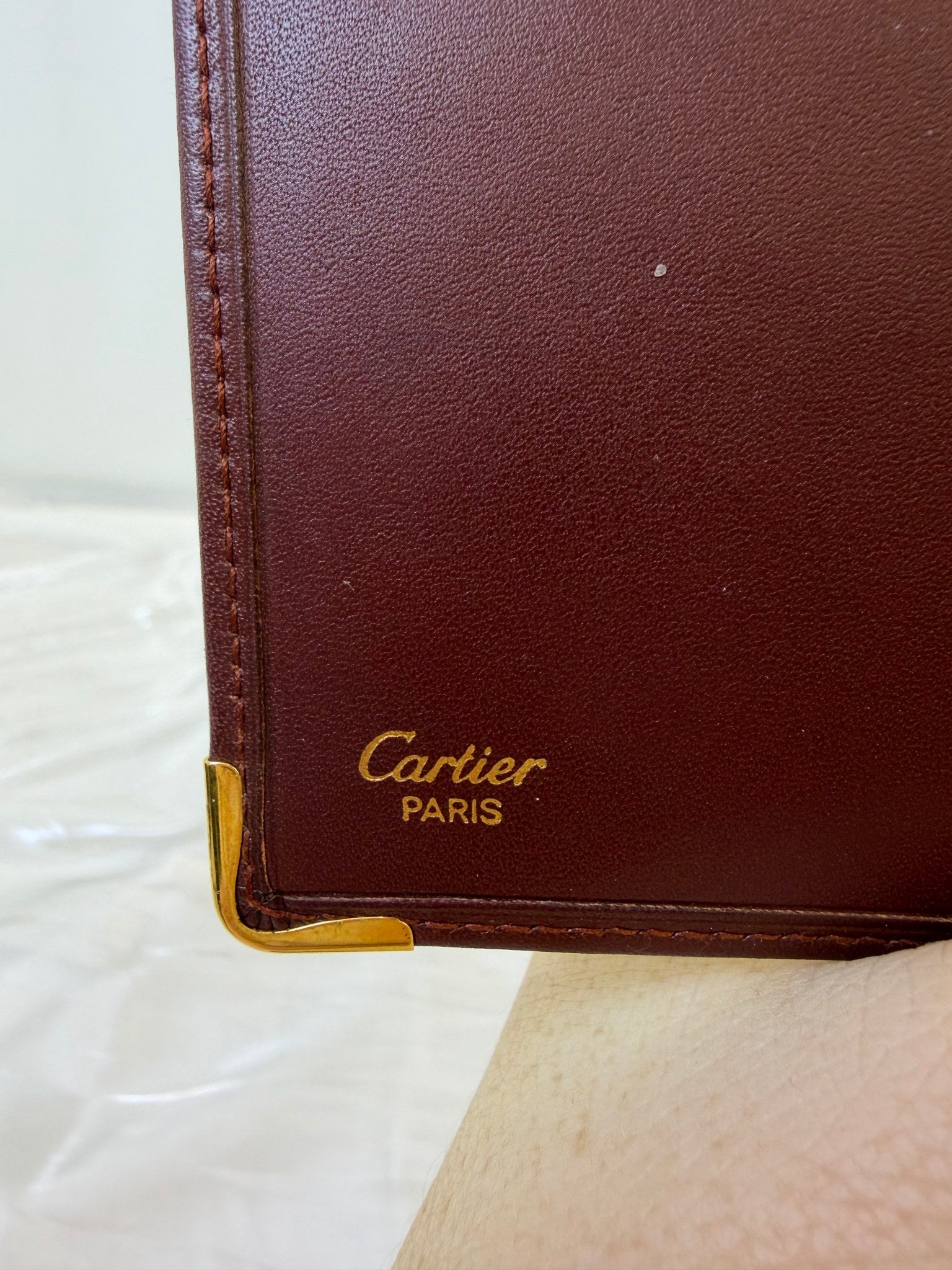 Cariter Bordeaux Leather Bifold Wallet