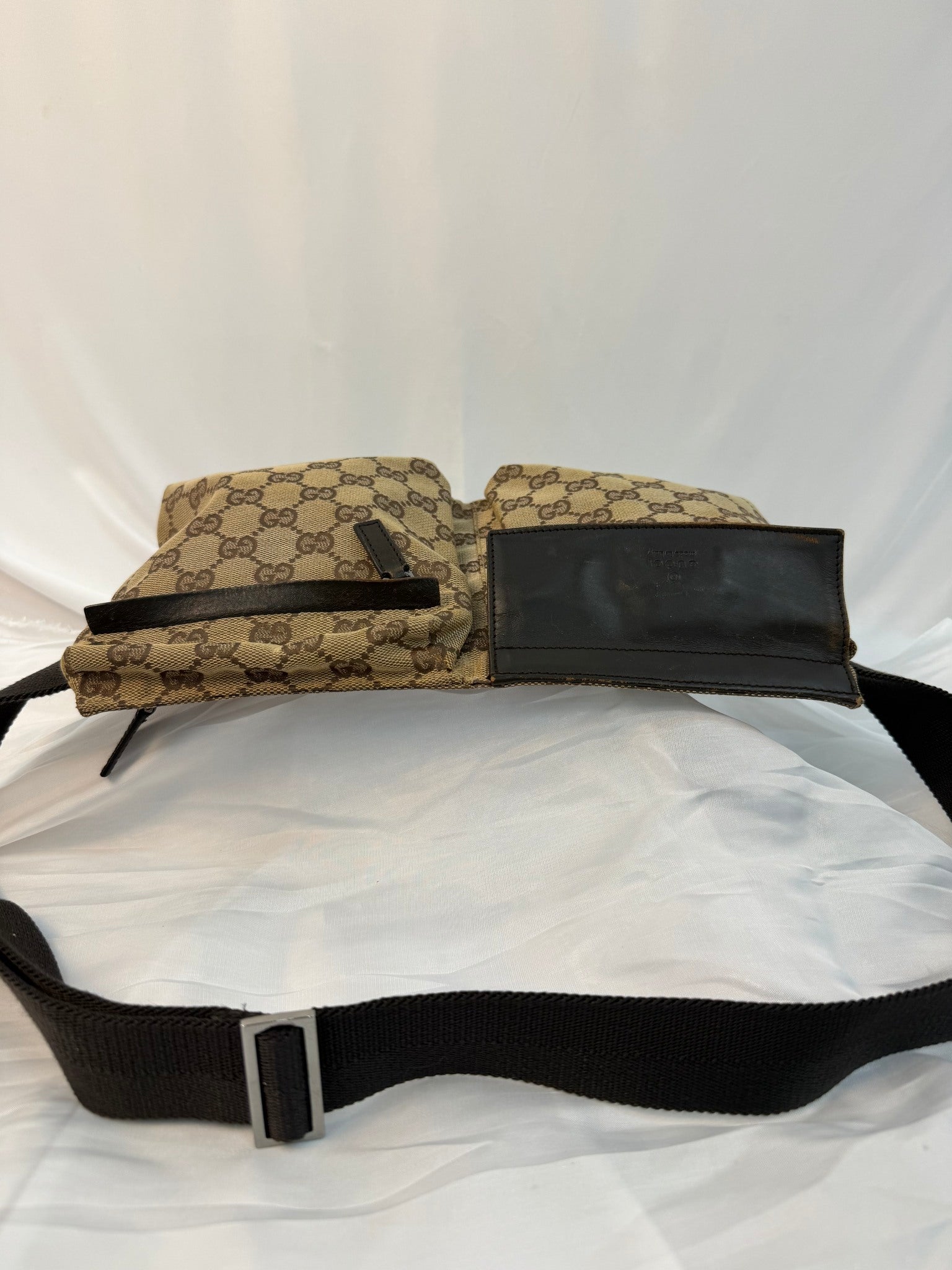 Gucci Brown Canvas GG Print Belt Bag
