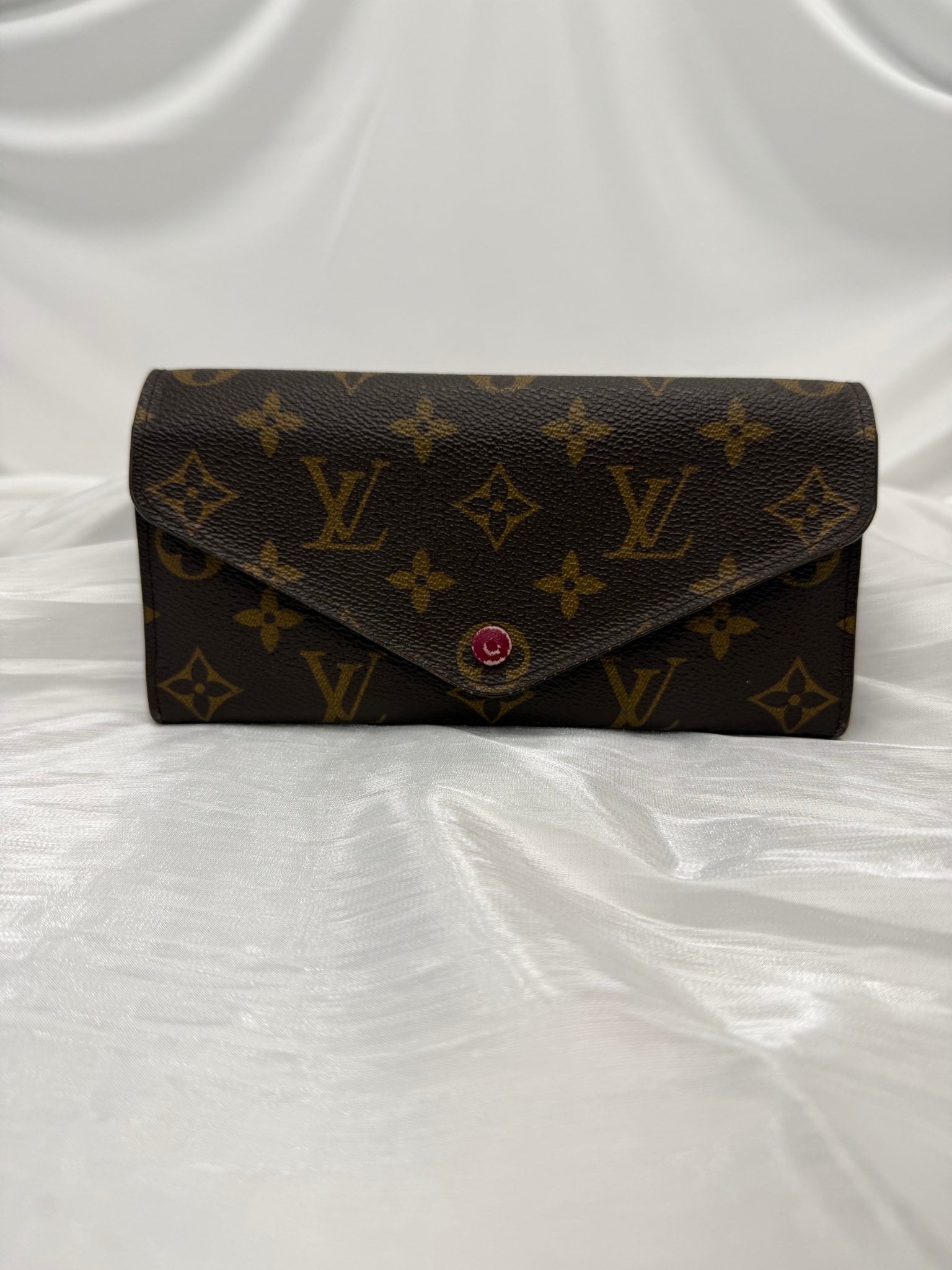 Louis Vuitton Monogram & Fuchsia Josephine Wallet