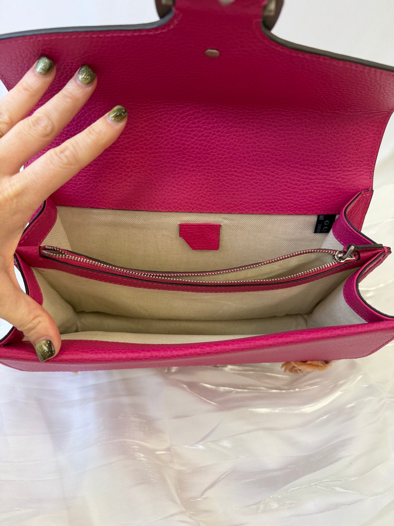 Gucci Pink Leather Guccify Dionysus